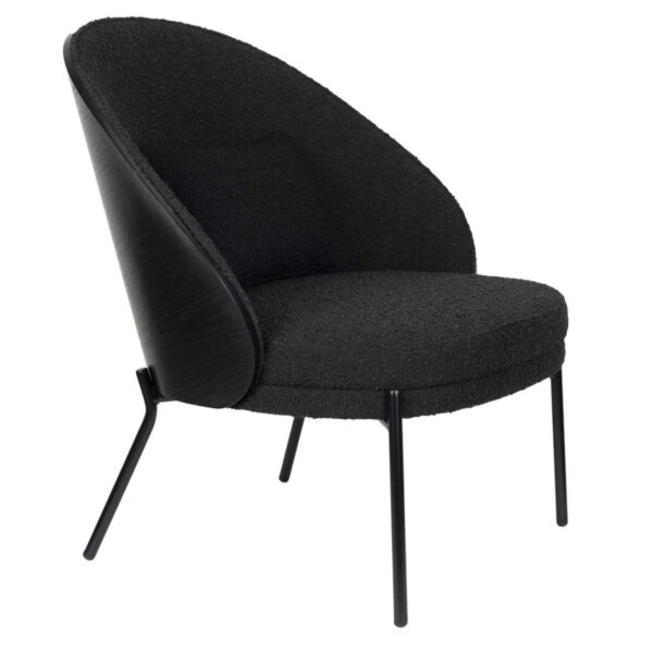 Fauteuil Lounge Rodin - Noir