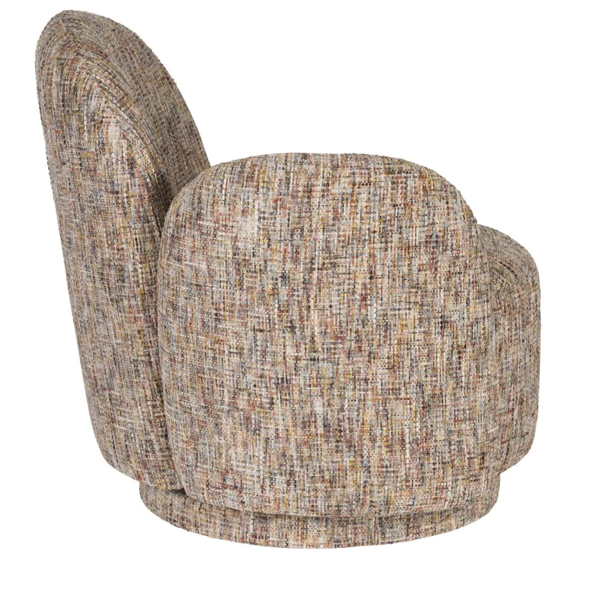 fauteuil lounge rose - pivotant 8 fauteuil lounge rose - pivotant – image 8