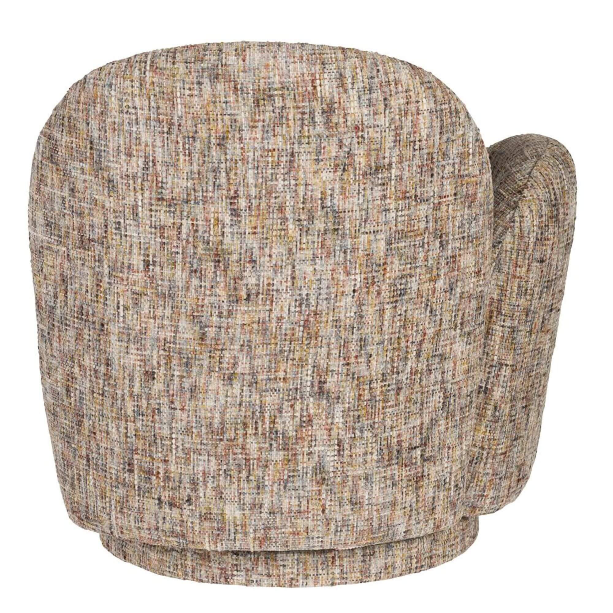 fauteuil lounge rose - pivotant 10 fauteuil lounge rose - pivotant – image 10