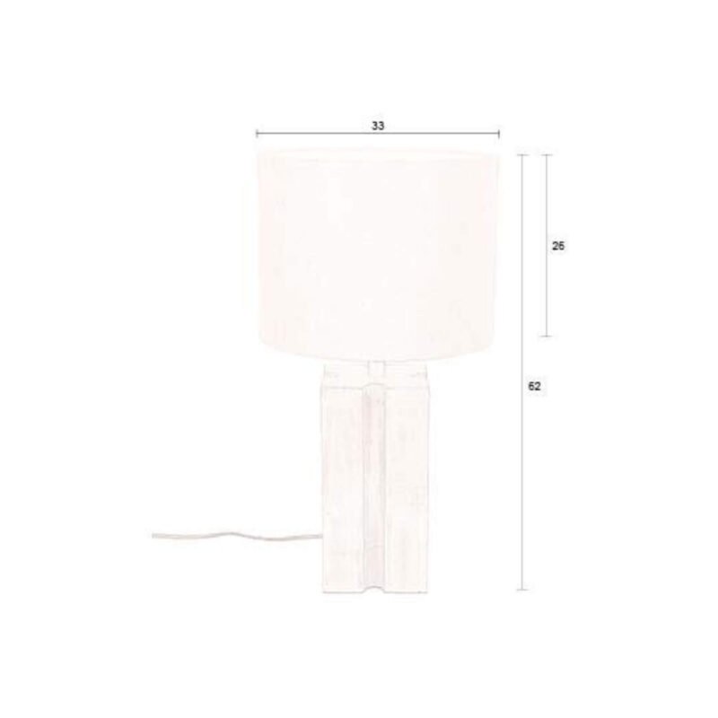 lampe à poser roc - ø 33 x h 62 cm – image 5
