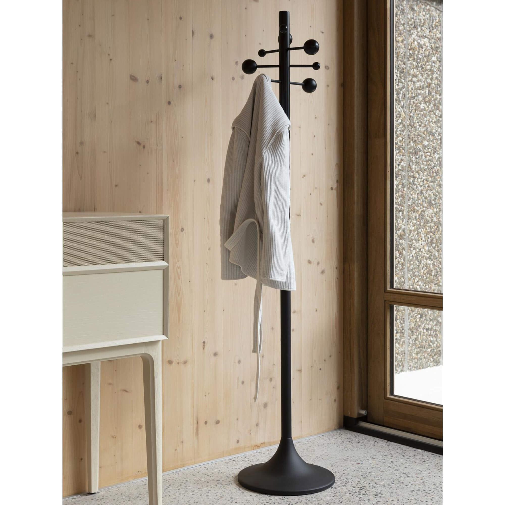 porte-manteau jason - noir 2 porte-manteau jason - noir – image 2