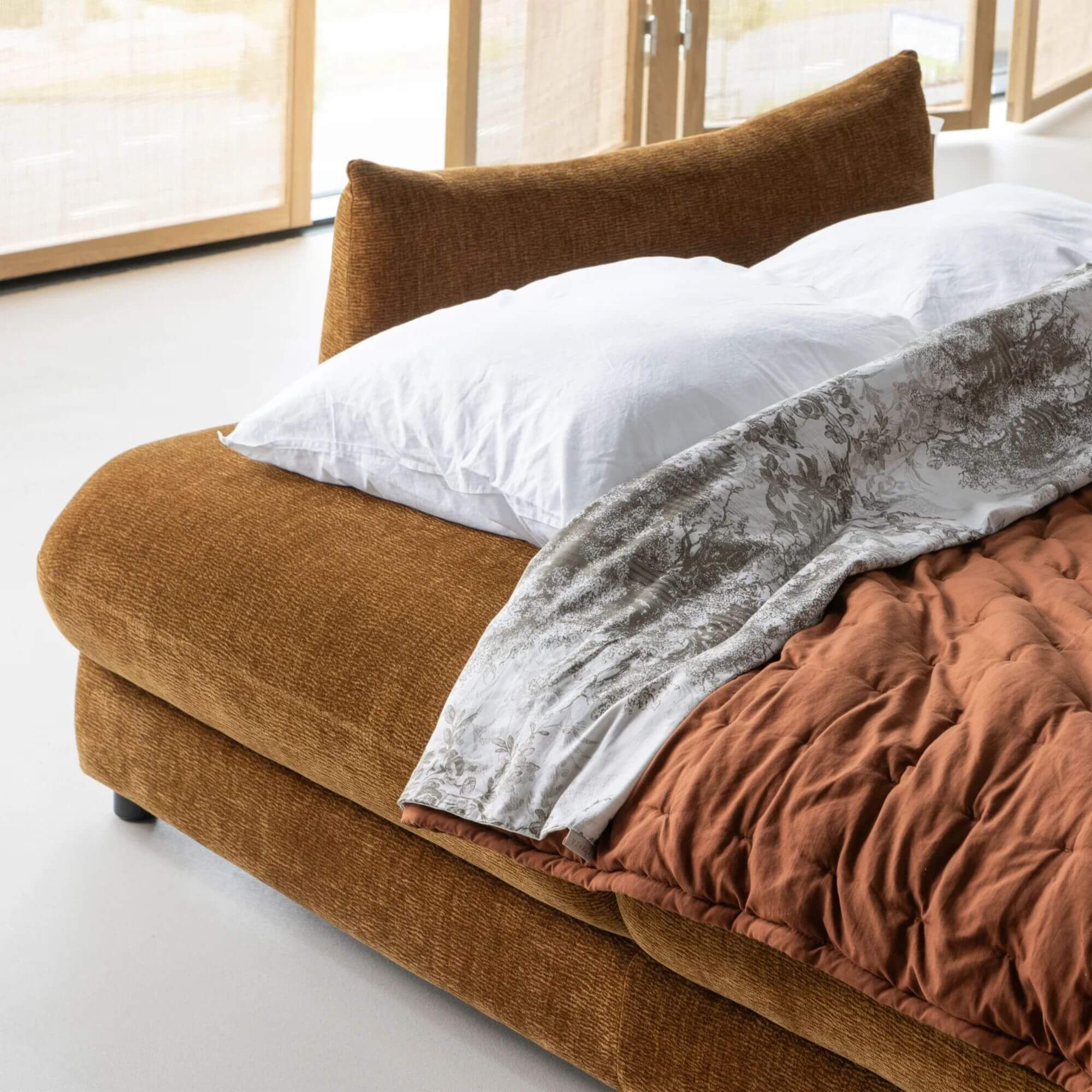 canapé sleeping - convertible 3 places - terracota 4 canapé sleeping - convertible 3 places - terracota – image 4