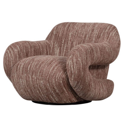 Fauteuil Lounge Folke - Pivotant - Blush