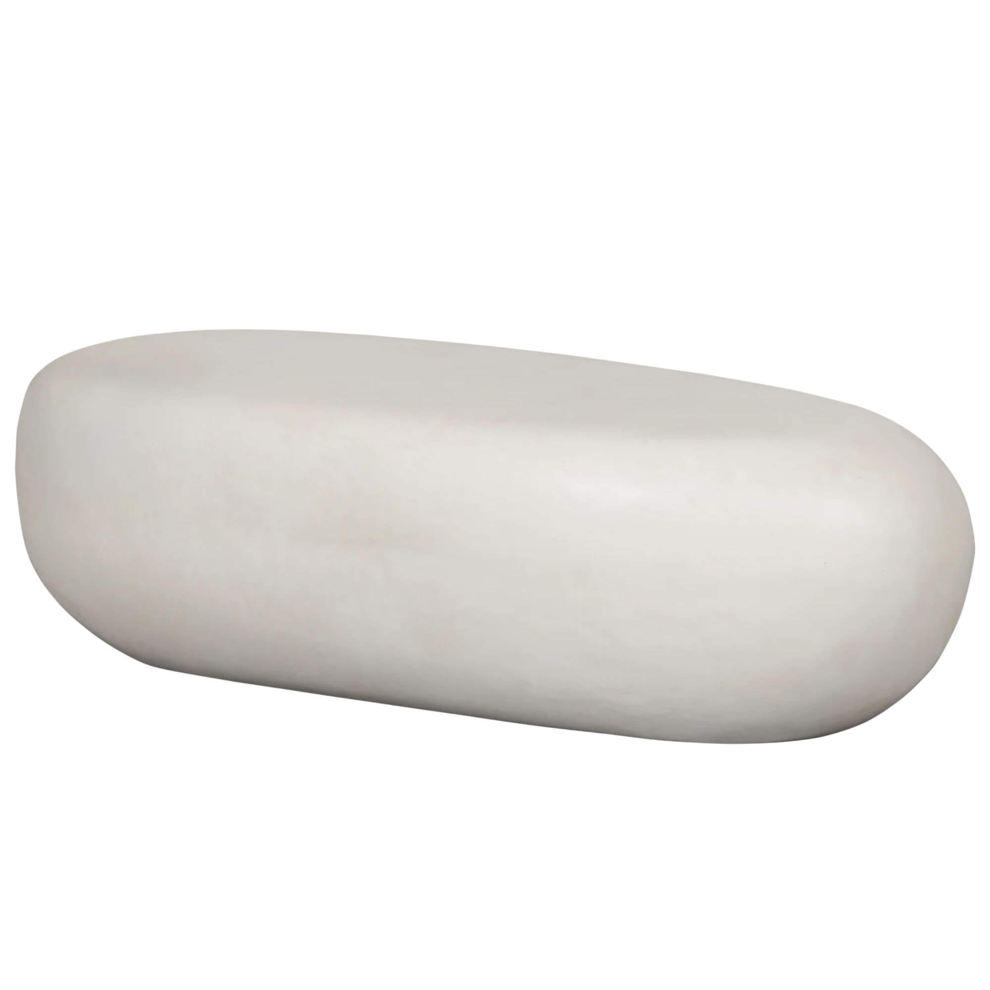 grande table basse pebble - indoor/outdoor - l 100 x h 28 cm 1 grande table basse pebble - indoor/outdoor - l 100 x h 28 cm