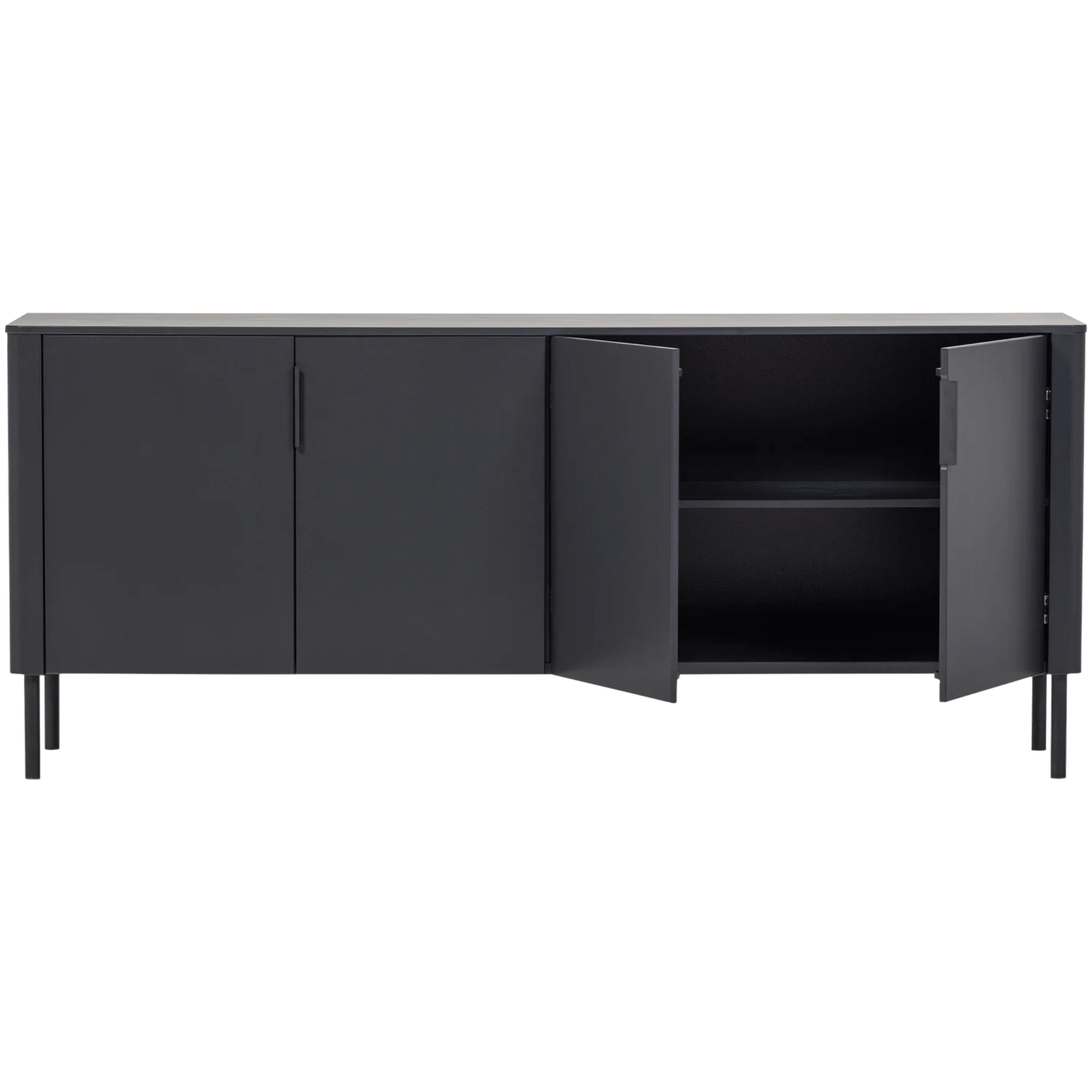 buffet gunnar - l 200 x h 85 cm - noir 5 buffet gunnar - l 200 x h 85 cm - noir – image 5