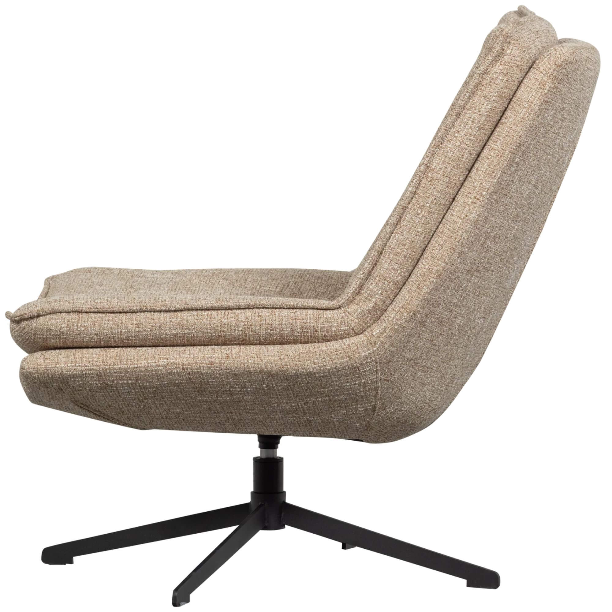 fauteuil pivotant milaro - beige 3 fauteuil pivotant milaro - beige – image 3