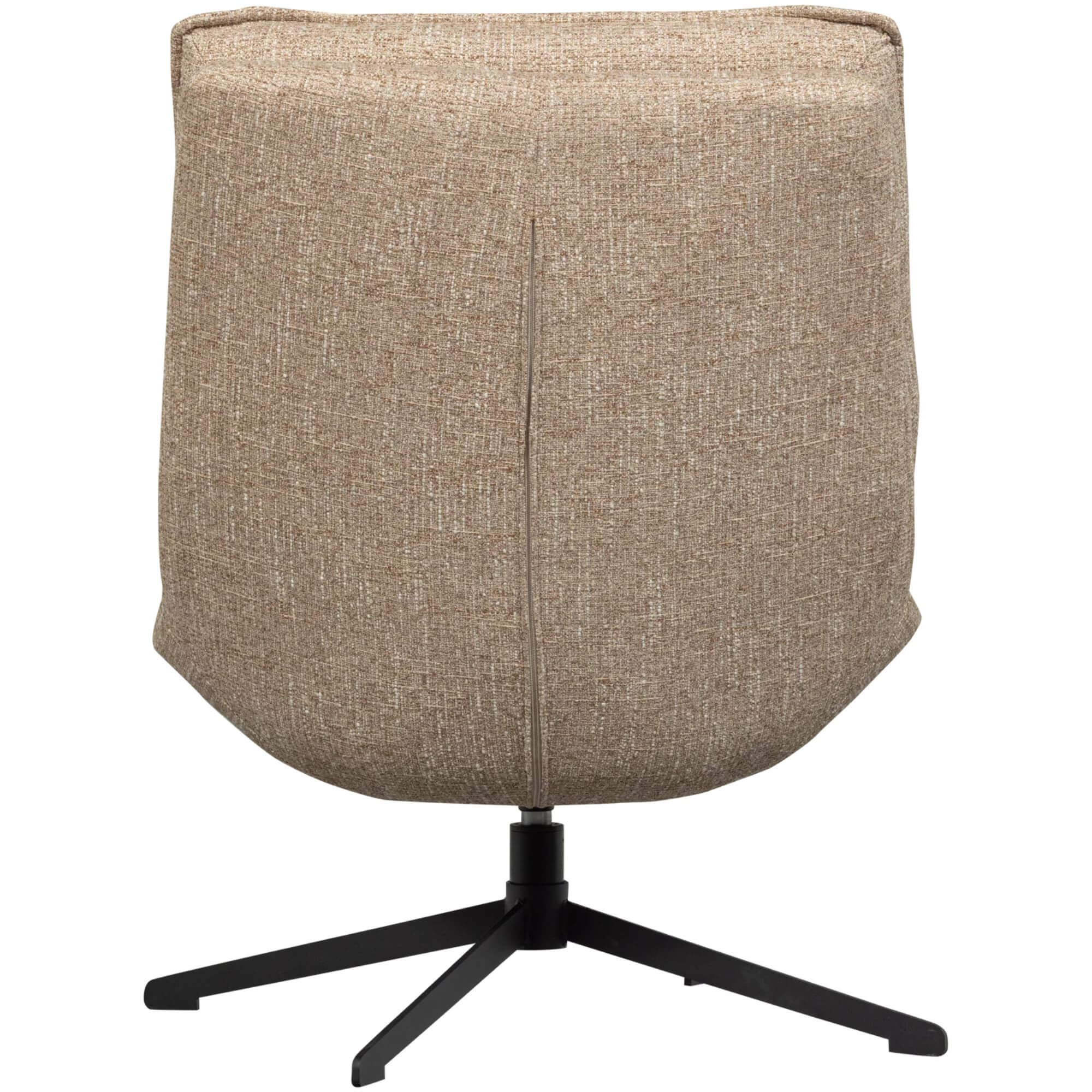 fauteuil pivotant milaro - beige 5 fauteuil pivotant milaro - beige – image 5
