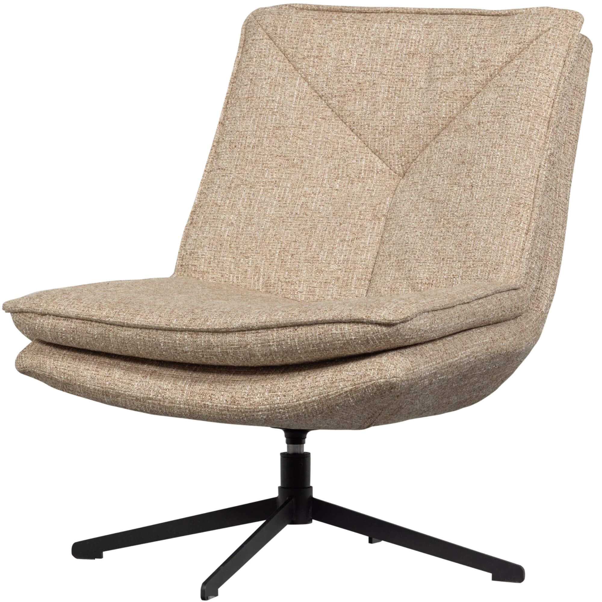 fauteuil pivotant milaro - beige 1 fauteuil pivotant milaro - beige