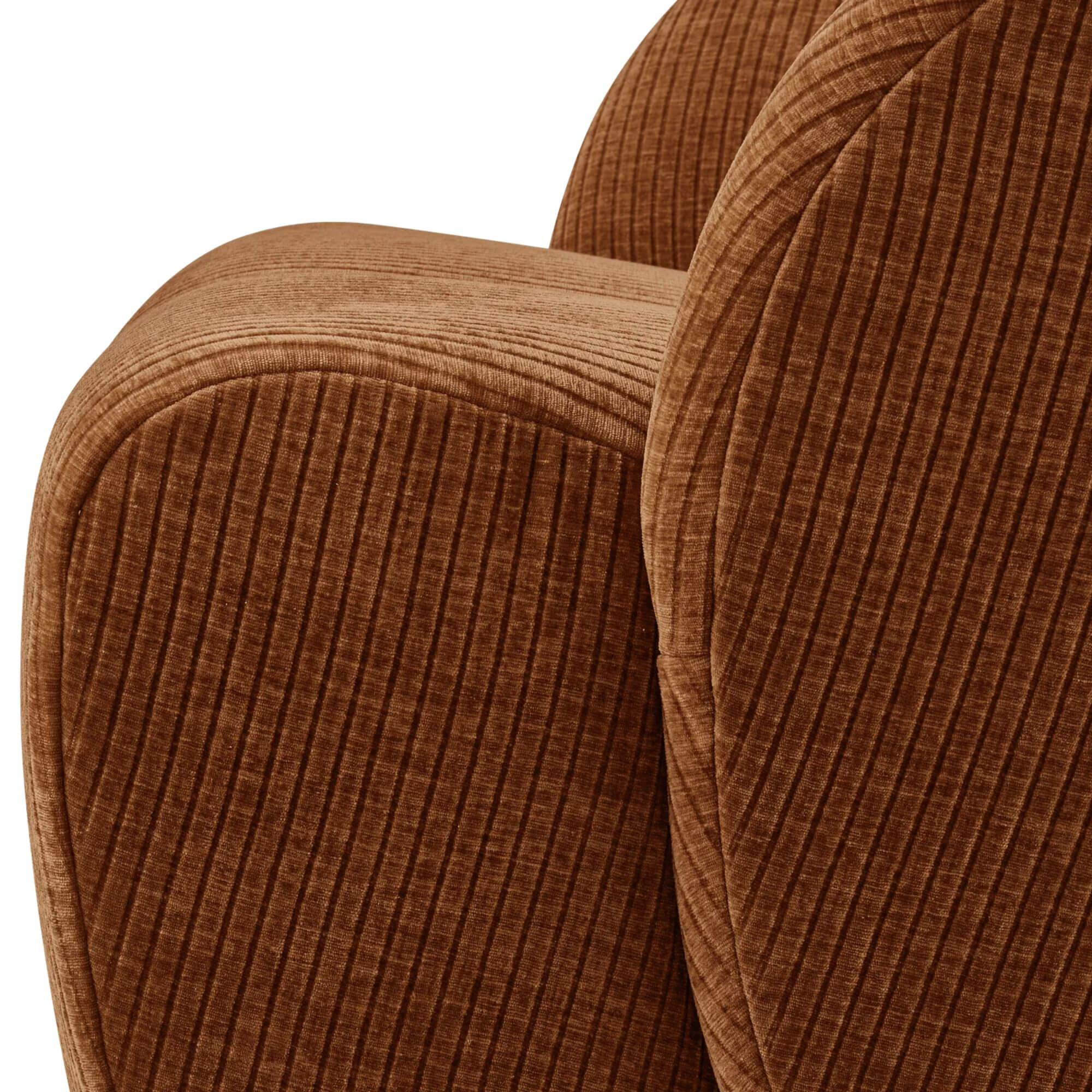 fauteuil mojo - pivotant - côtelé rust 4 fauteuil mojo - pivotant - côtelé rust – image 4