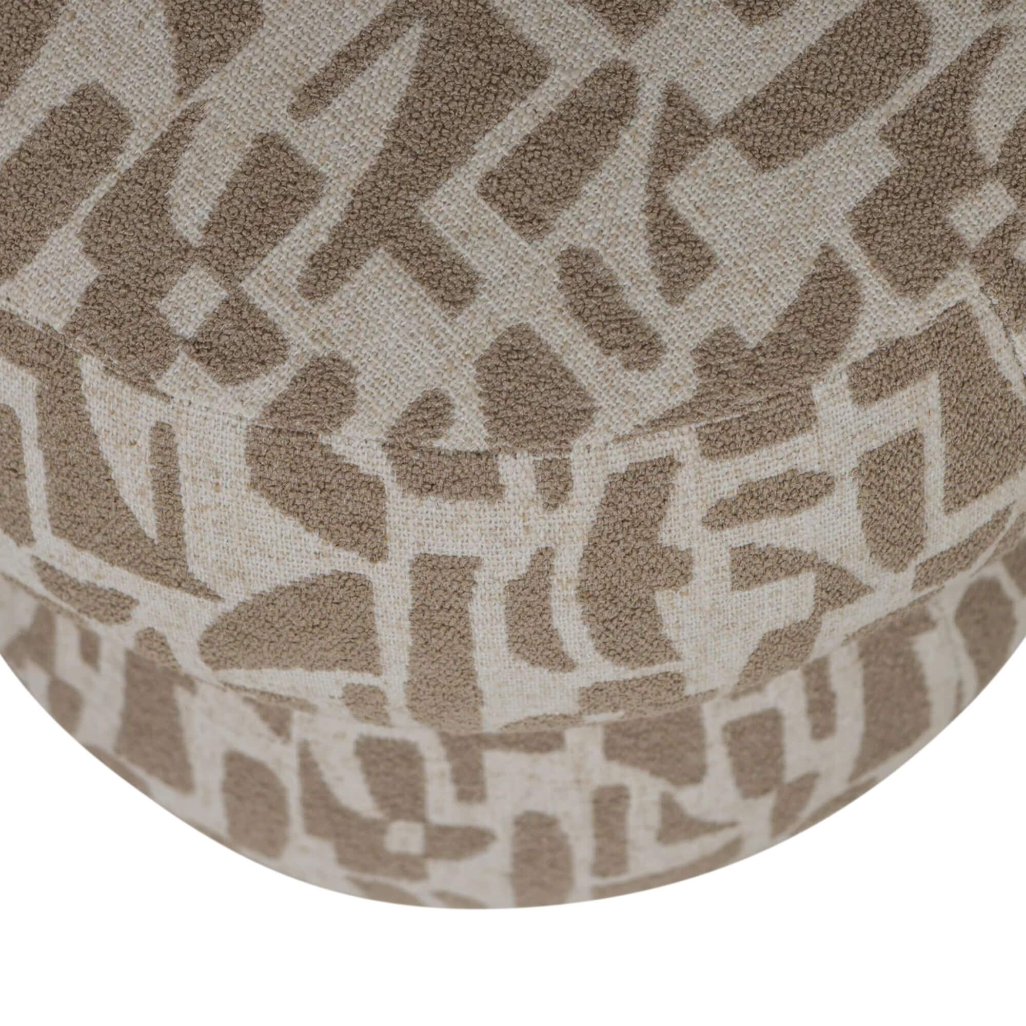 pouf anic - ø 43 x 40 cm - sand 2 pouf anic - ø 43 x 40 cm - sand – image 2