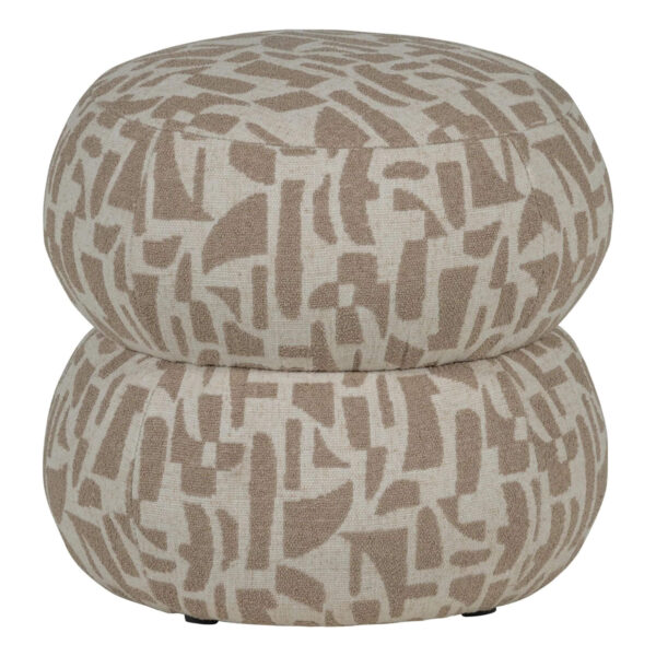 Pouf Anic -  Ø 43 x 40 cm - Sand