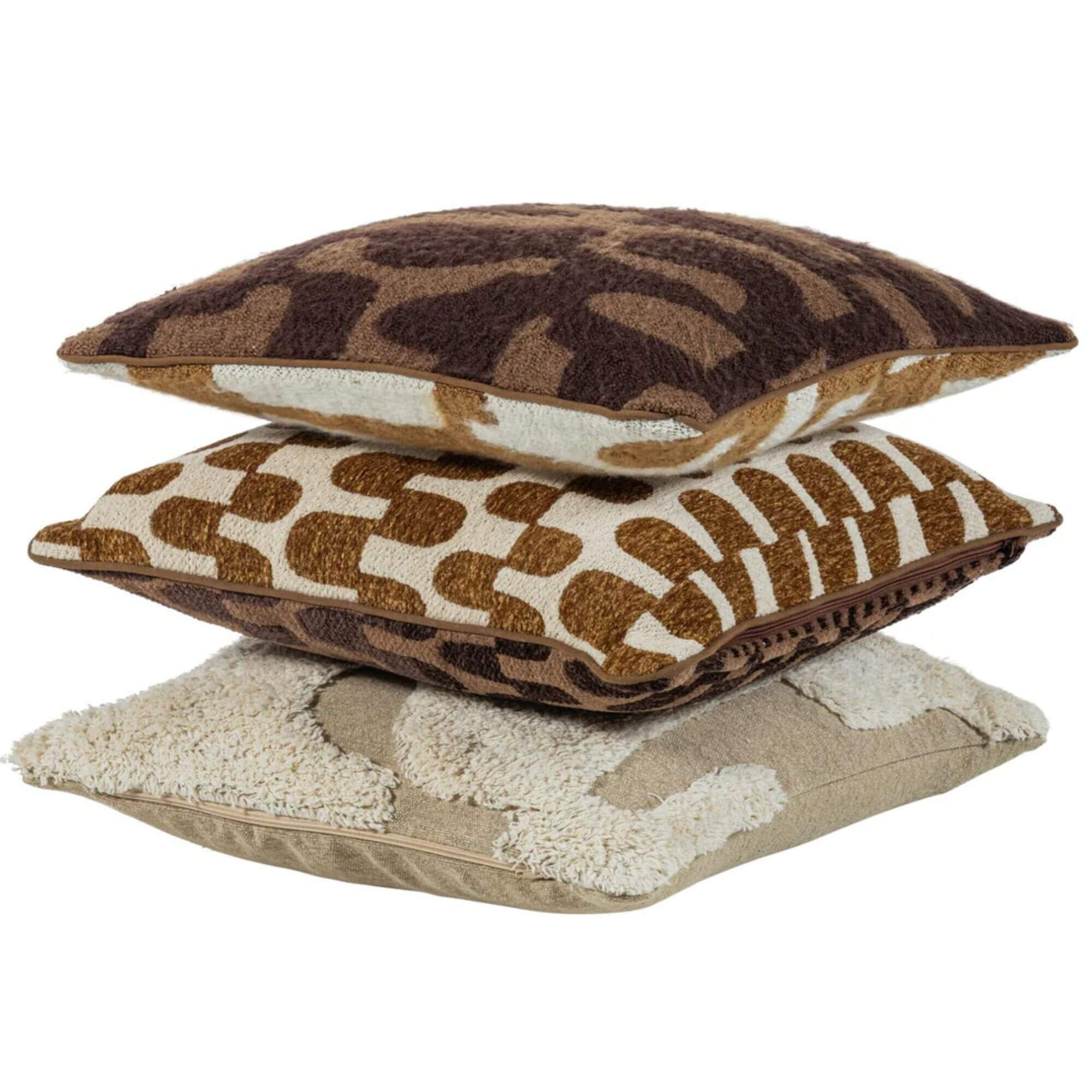 set de 3 coussins fayden - 45 x 45 cm 1 set de 3 coussins fayden - 45 x 45 cm