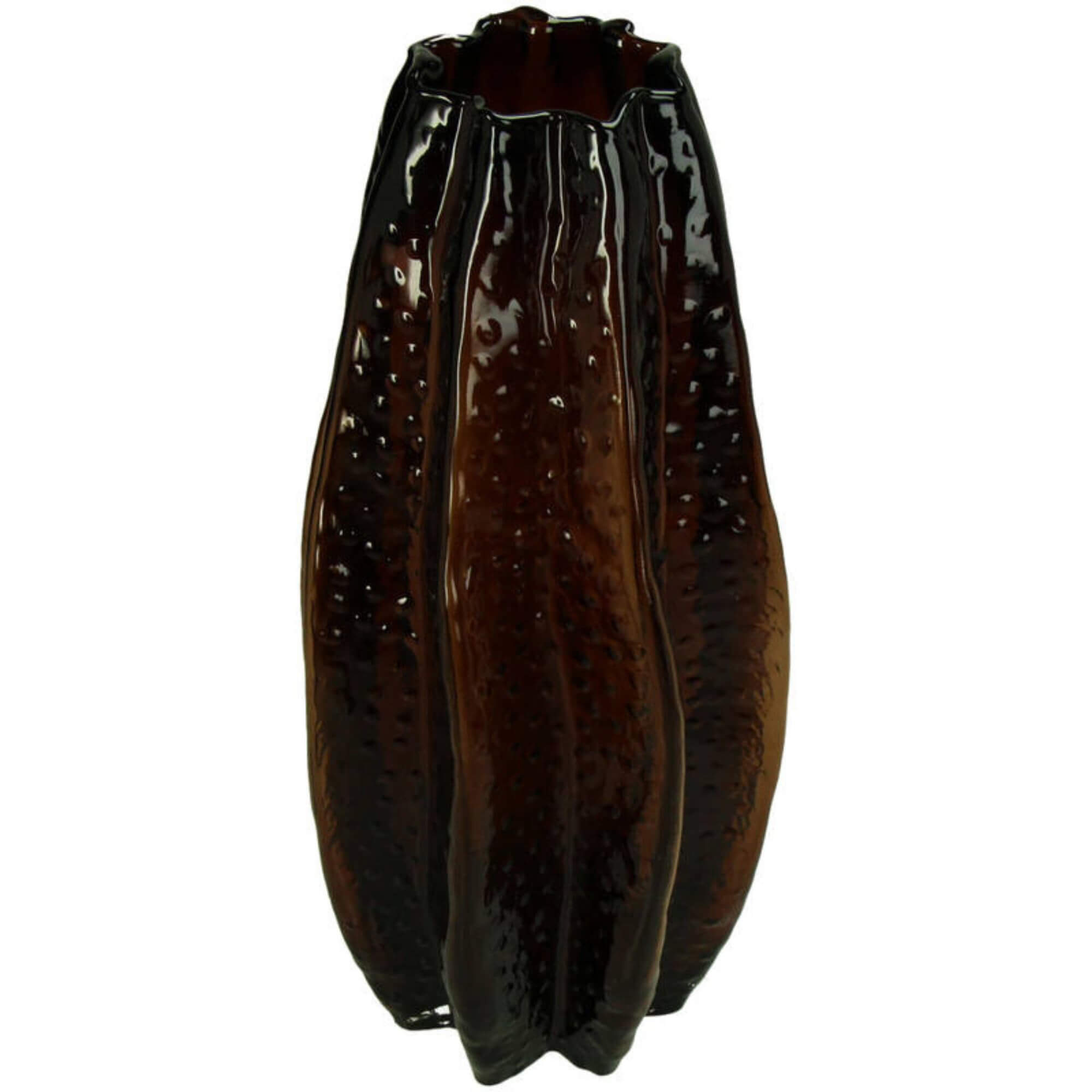vase amber - ø 15 x h 25 cm 1 vase amber - ø 15 x h 25 cm