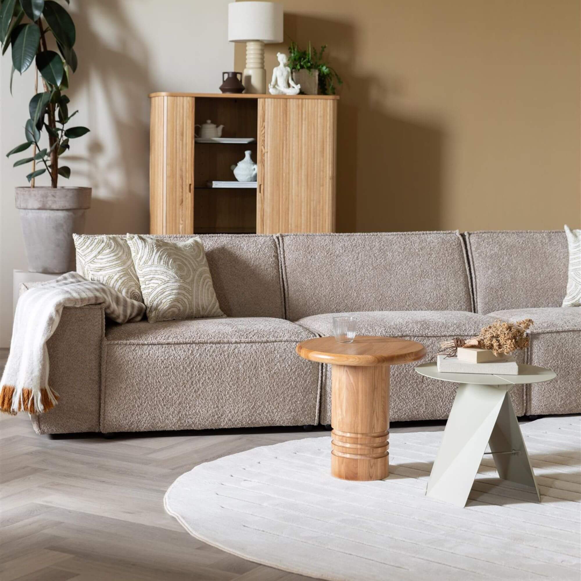 table d'appoint foldy - beige 2 table d'appoint foldy - beige – image 2