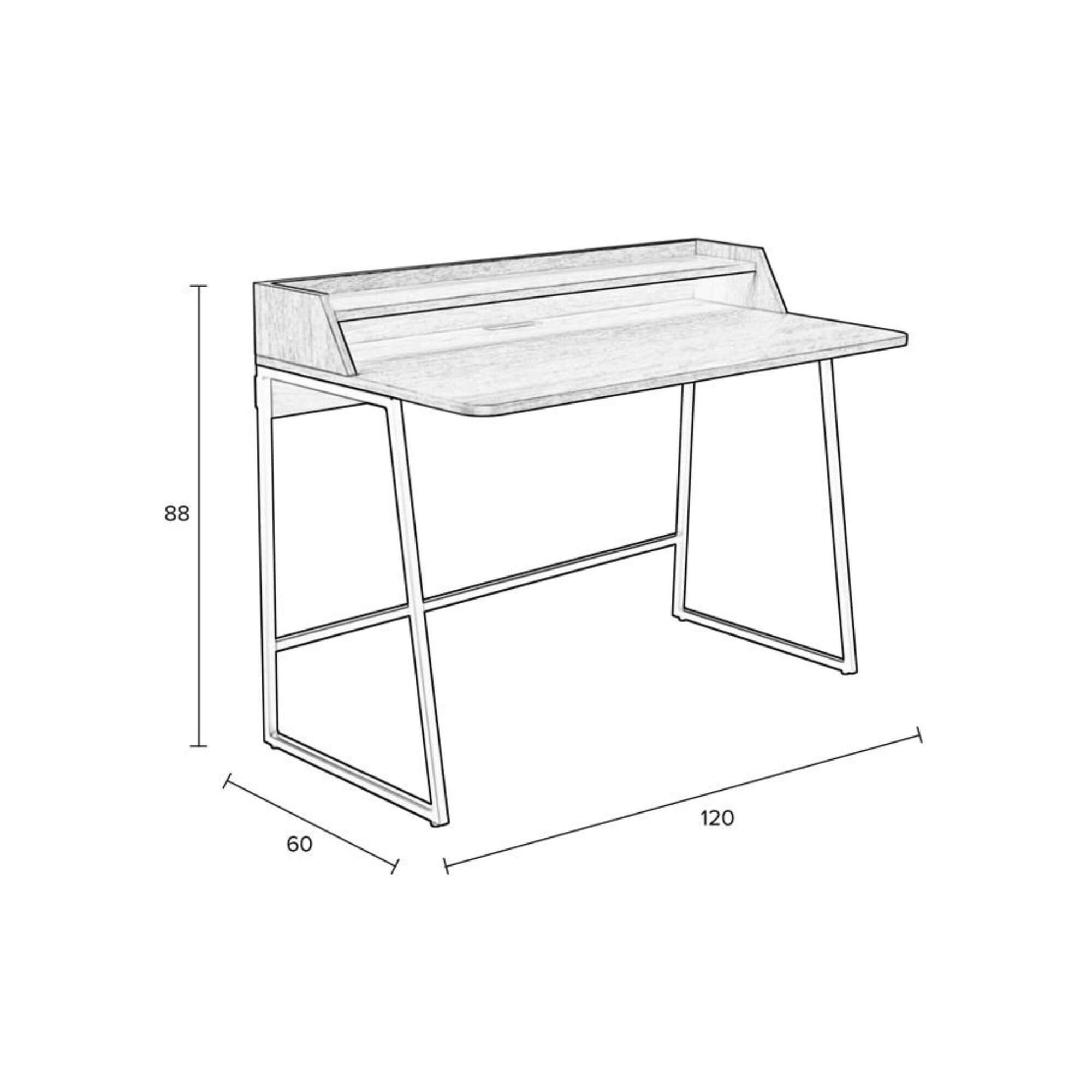 bureau giorgio - l 120 cm 8 bureau giorgio - l 120 cm – image 8