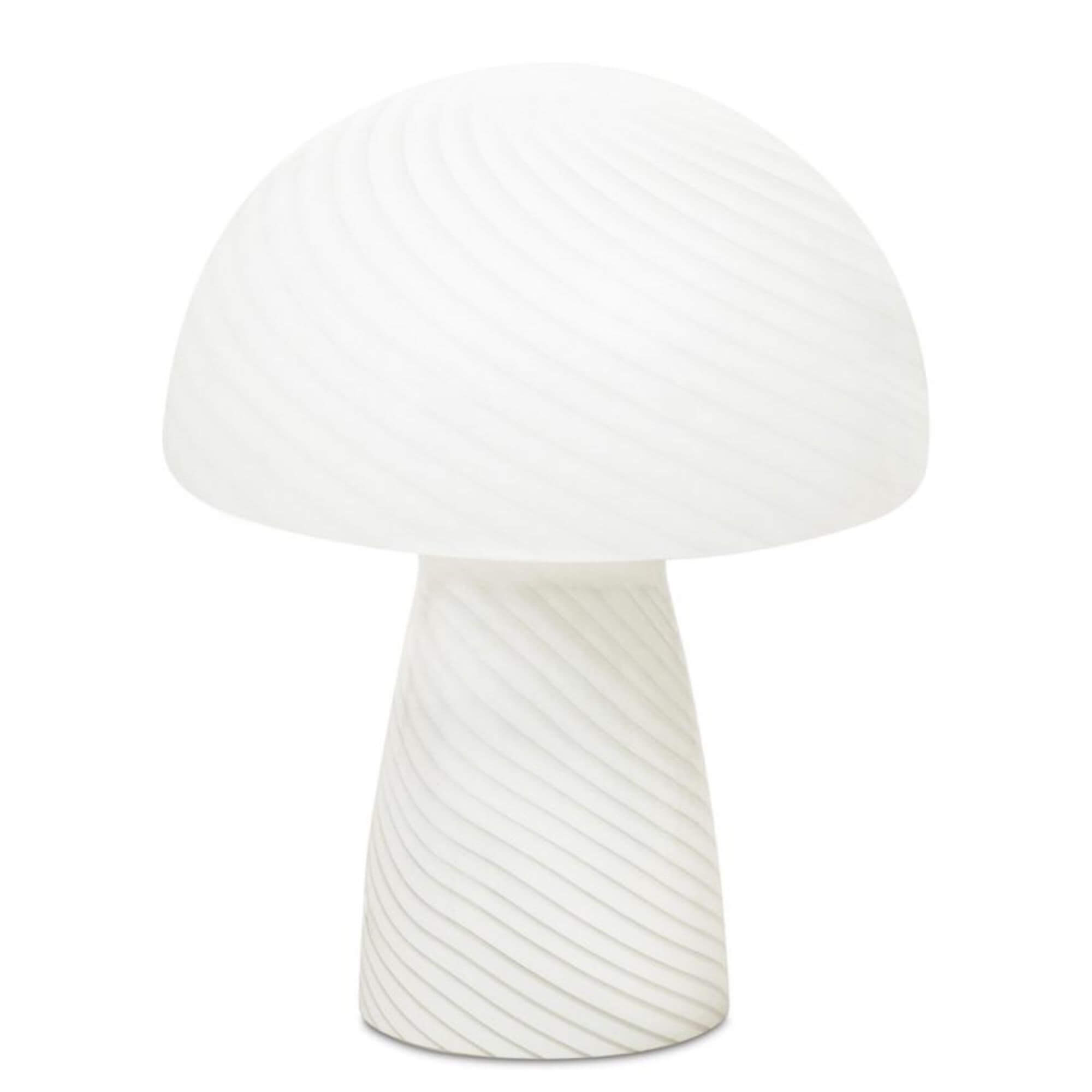 lampe à poser mush - blanc - ø 22 x 28 cm 1 lampe à poser mush - blanc - ø 22 x 28 cm