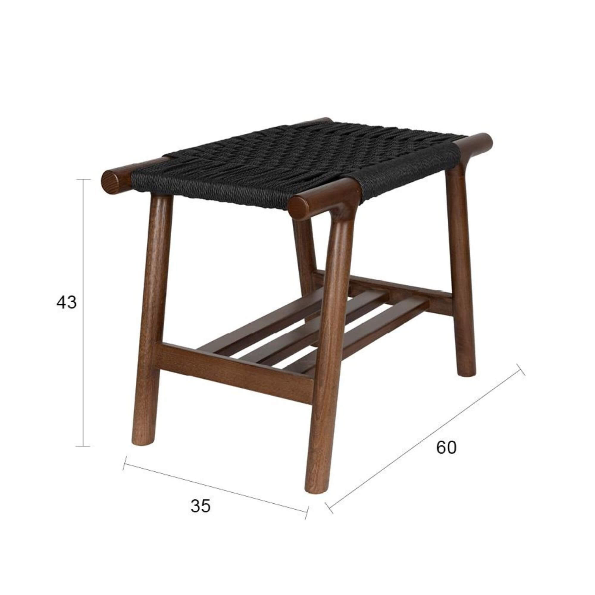 banc/tabouret kintaro - l 60 x h 43 cm 7 banc/tabouret kintaro - l 60 x h 43 cm – image 7