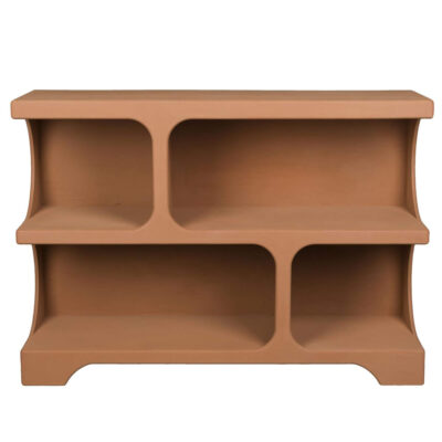 home 24 console/bibliothèque dundee - l 120 x h 85 cm - m