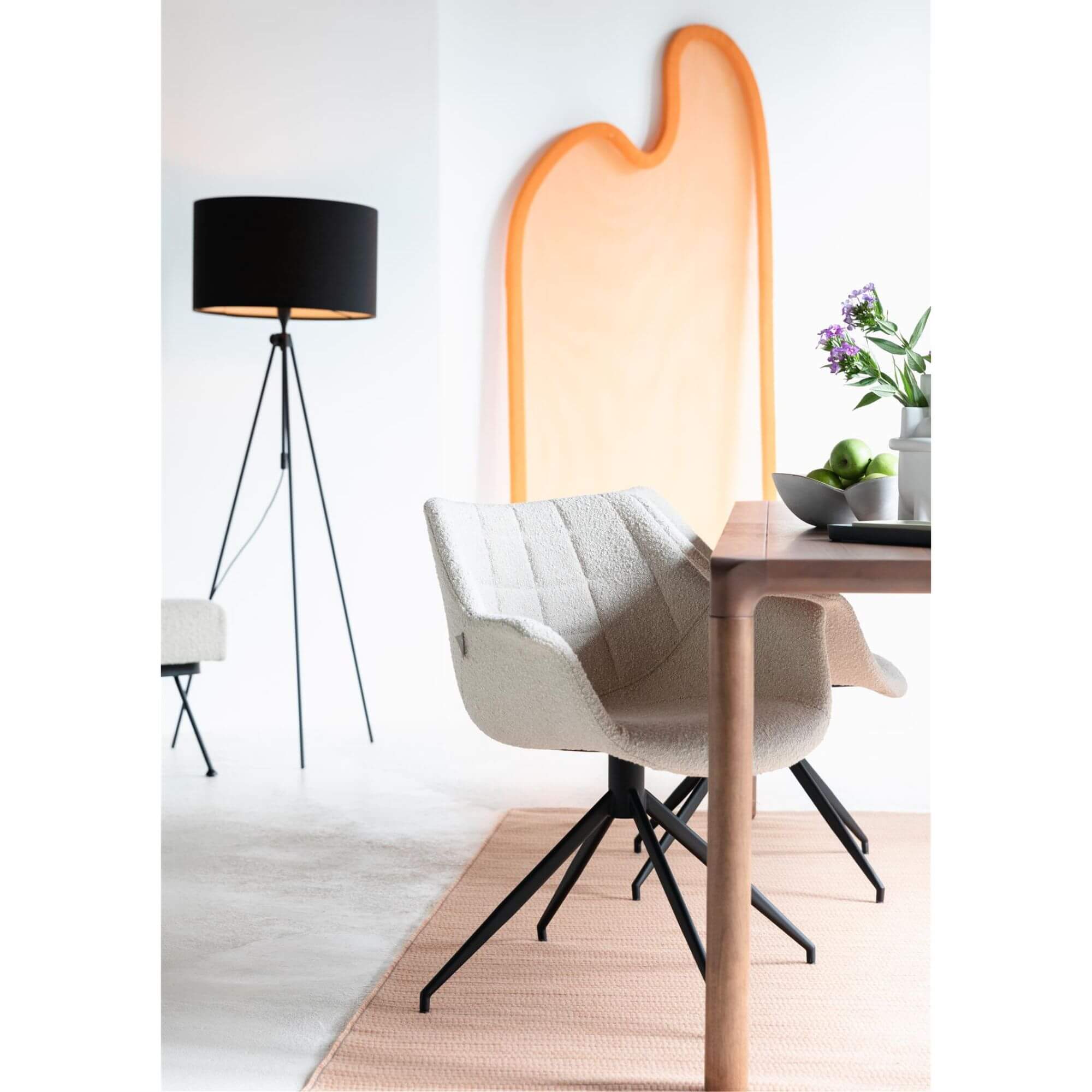 lampadaire lesley - ajustable - noir 2 lampadaire lesley - ajustable - noir – image 2