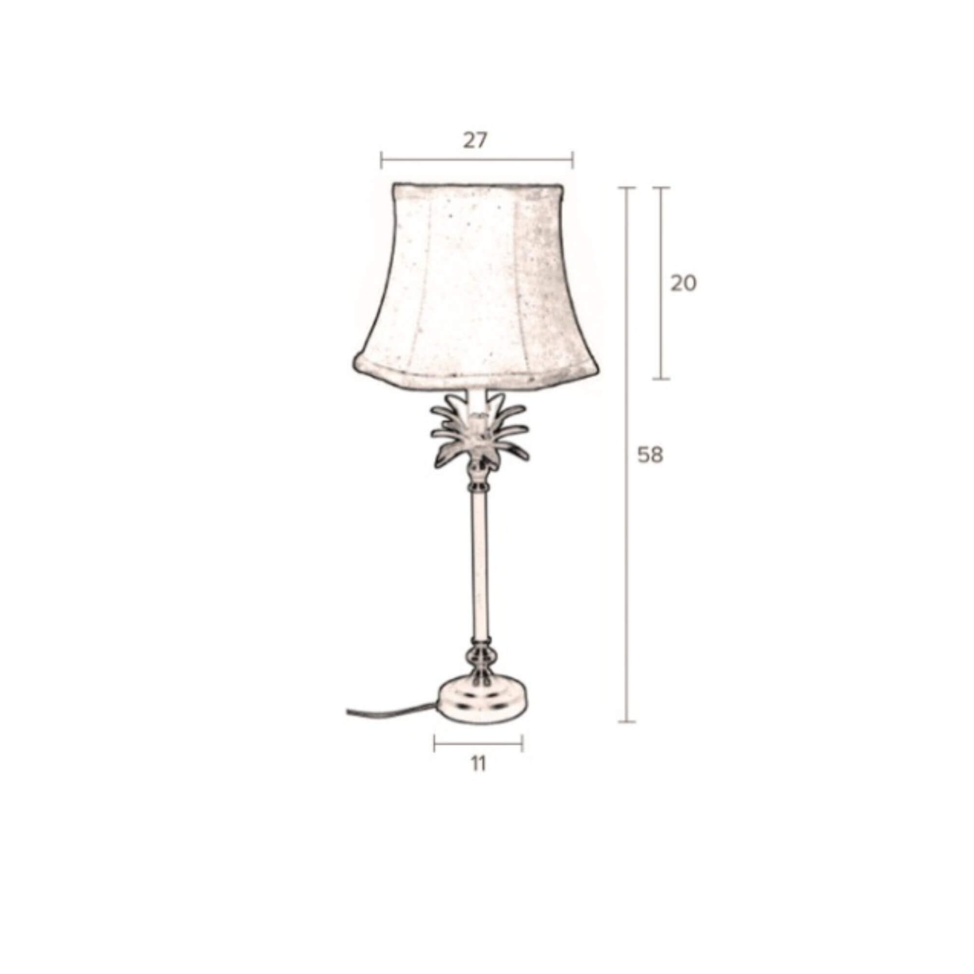 lampe à poser cresta - ø 27 x h 58 cm 6 lampe à poser cresta - ø 27 x h 58 cm – image 6