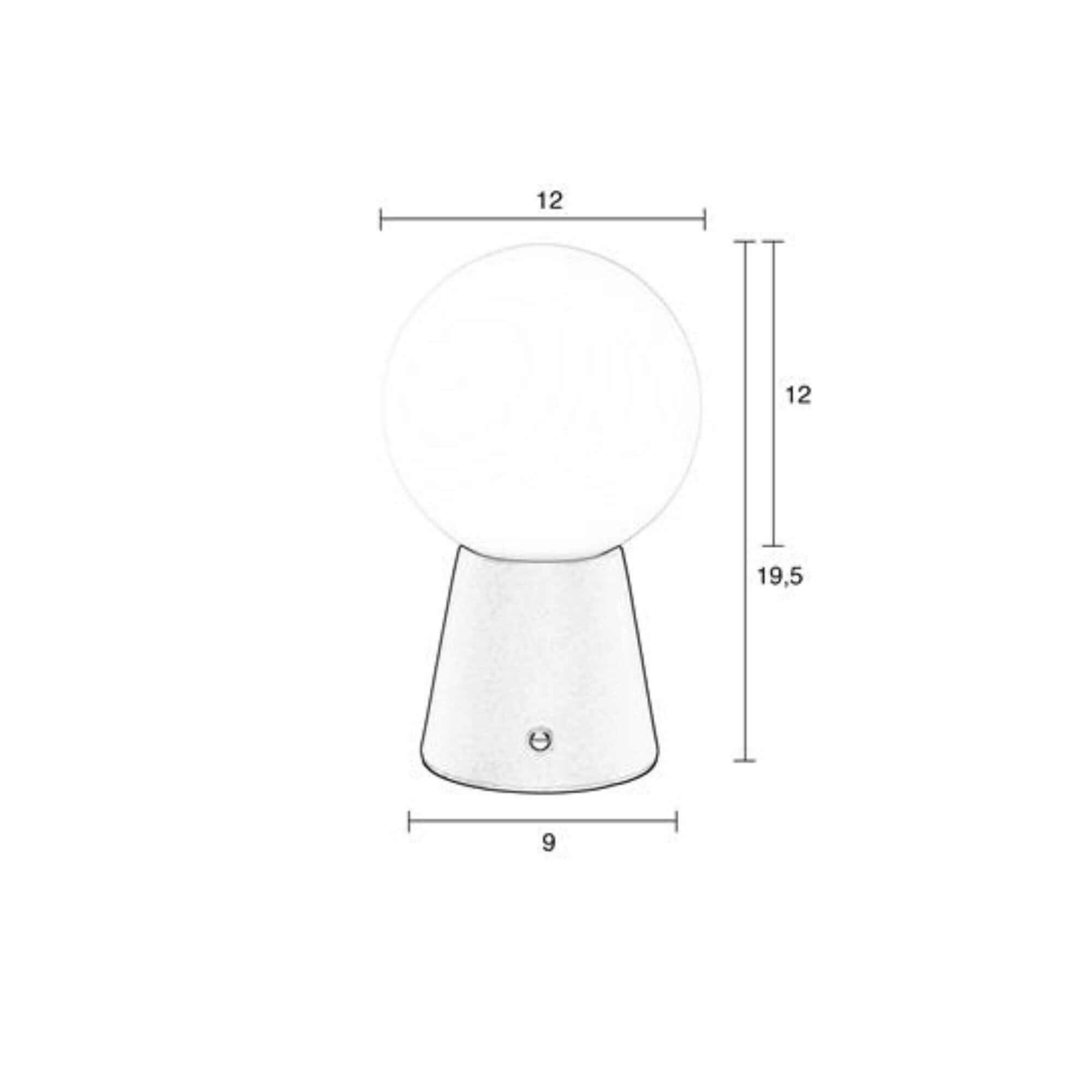 lampe à poser stellar - rechargeable - ø 12 x h 20 cm 9 lampe à poser stellar - rechargeable - ø 12 x h 20 cm – image 9