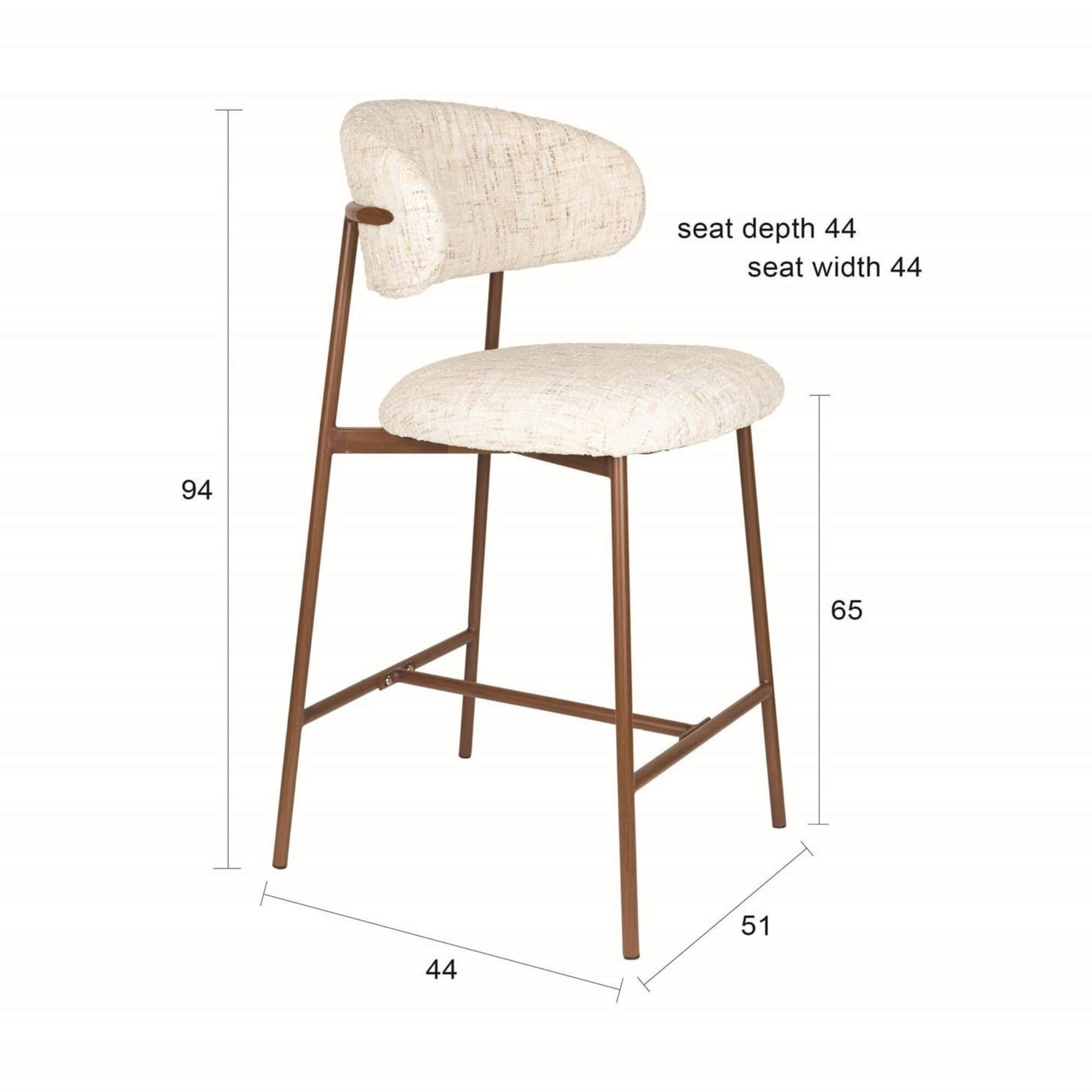 tabouret de comptoir claes - off-white 11 tabouret de comptoir claes - off-white – image 11