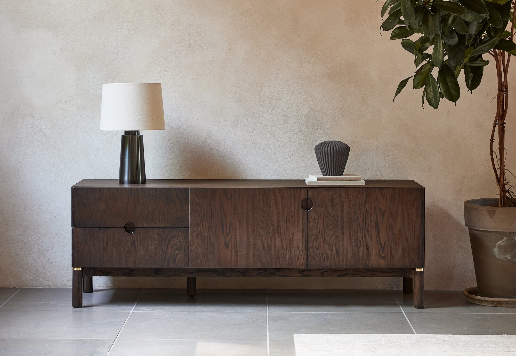 meuble tv arun - espresso/marbre – l 160 × h 55 cm 9 meuble tv arun - espresso/marbre – l 160 × h 55 cm – image 9