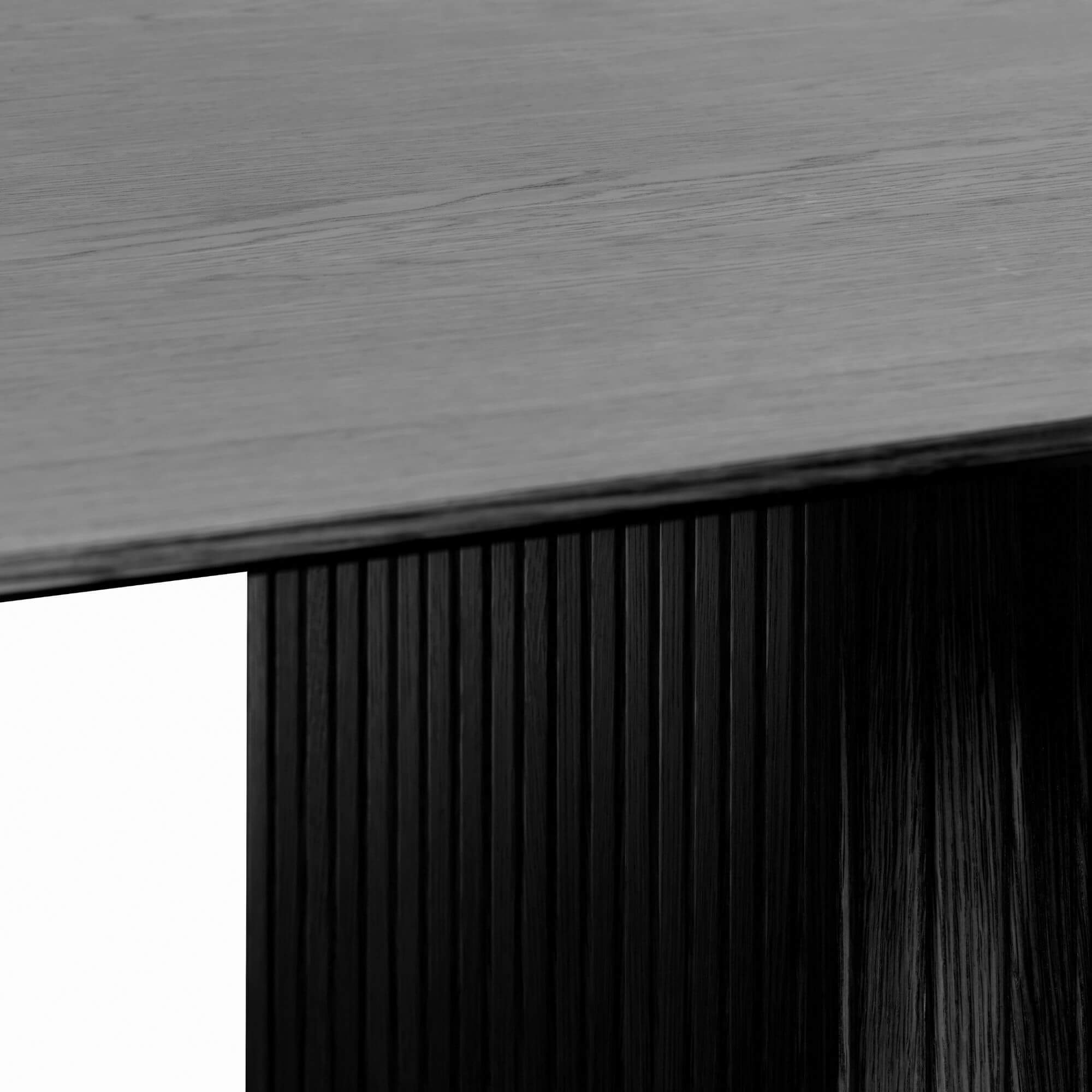 table à manger nola – chêne noir 190 cm (forme bateau) 5 table à manger nola – chêne noir 190 cm (forme bateau) – image 5