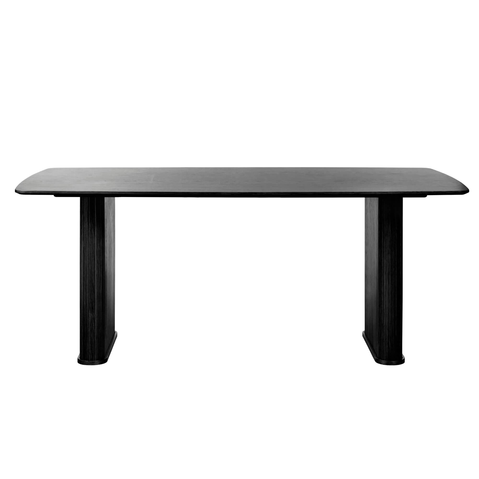 table à manger nola – chêne noir 190 cm (forme bateau) 1 table à manger nola – chêne noir 190 cm (forme bateau)