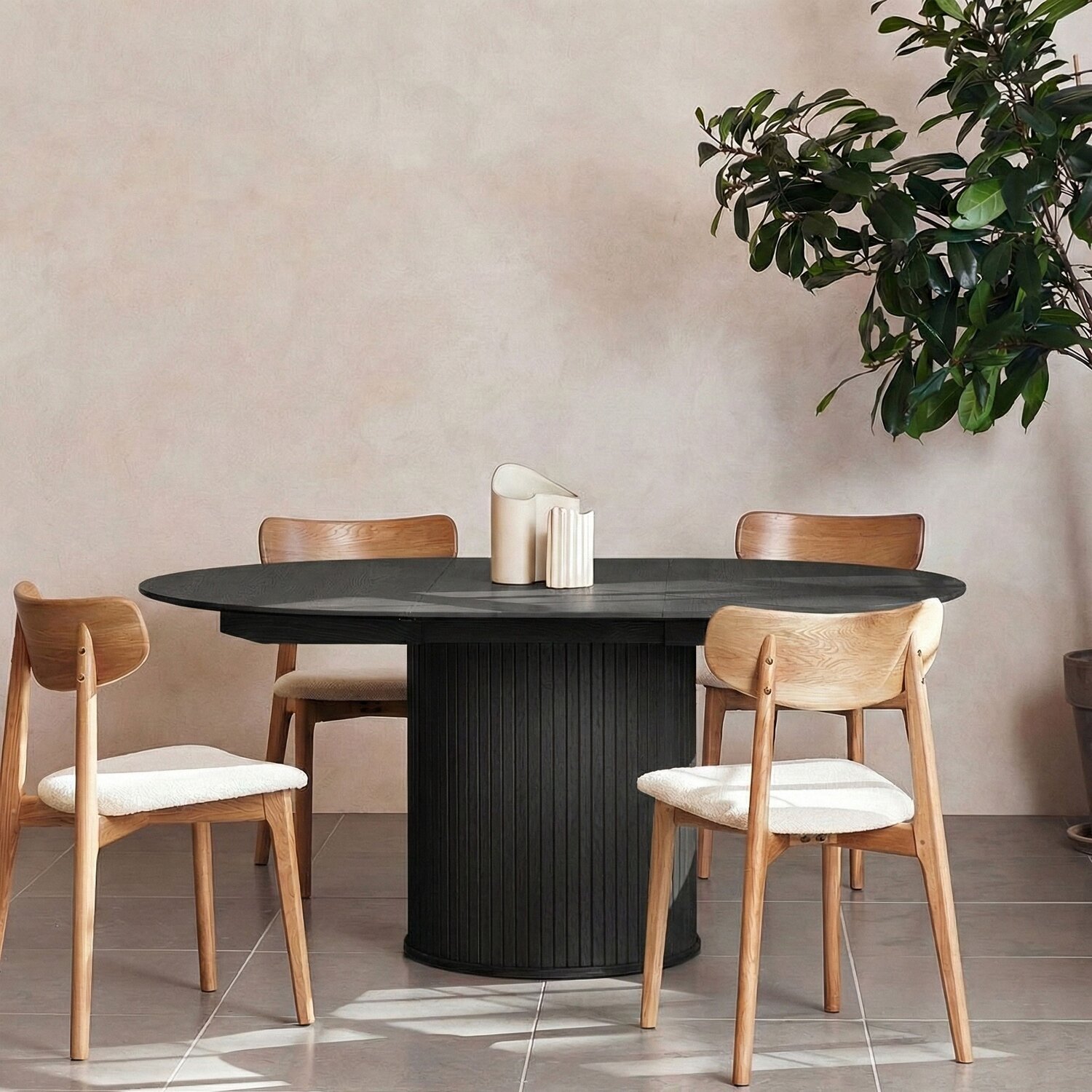 table à manger nola ronde – extensible - ø120/167 cm 2 table à manger nola ronde – extensible - ø120/167 cm – image 2