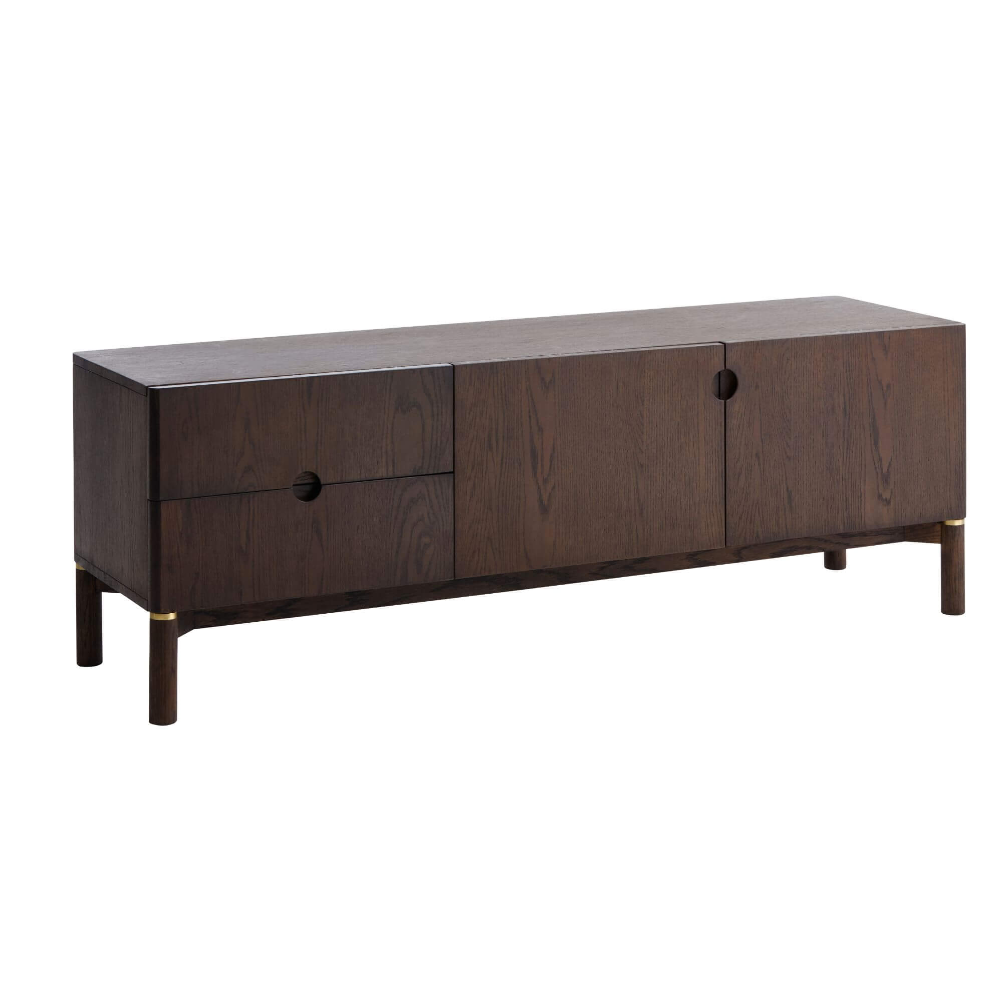 meuble tv arun - espresso/marbre – l 160 × h 55 cm 6 meuble tv arun - espresso/marbre – l 160 × h 55 cm – image 6