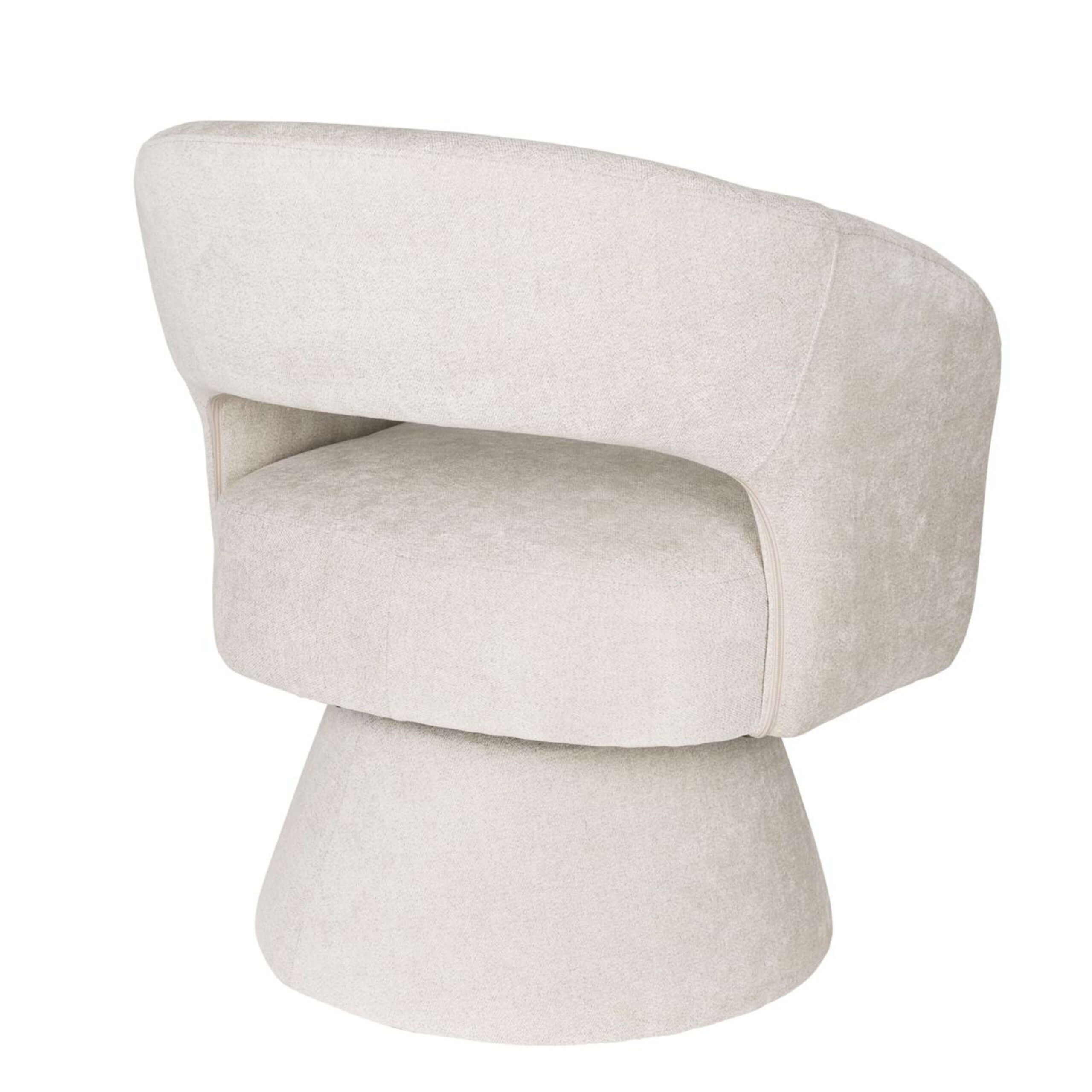 fauteuil lounge charina - beige 5 fauteuil lounge charina - beige – image 5