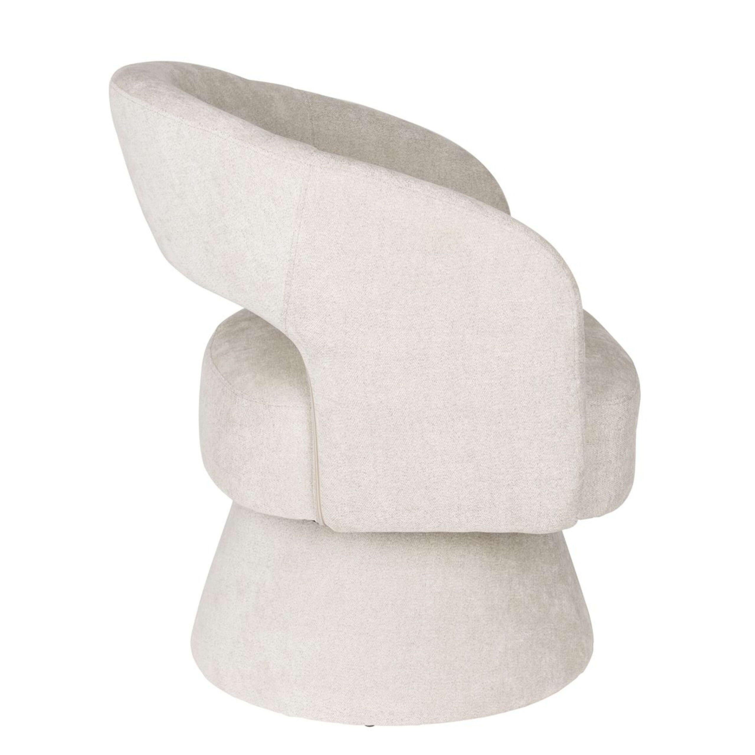 fauteuil lounge charina - beige 3 fauteuil lounge charina - beige – image 3
