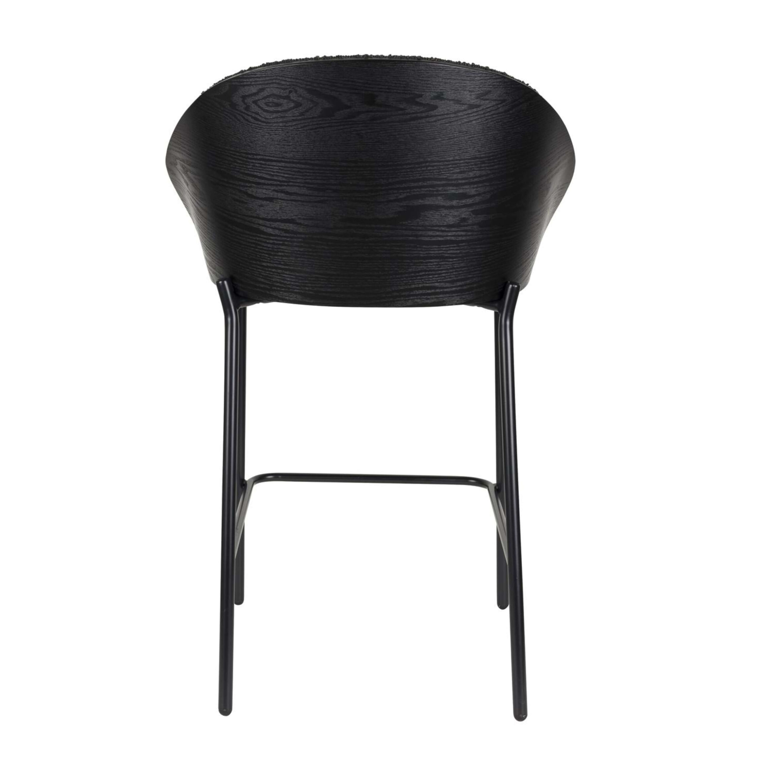 tabouret de comptoir rodin - noir 8 tabouret de comptoir rodin - noir – image 8