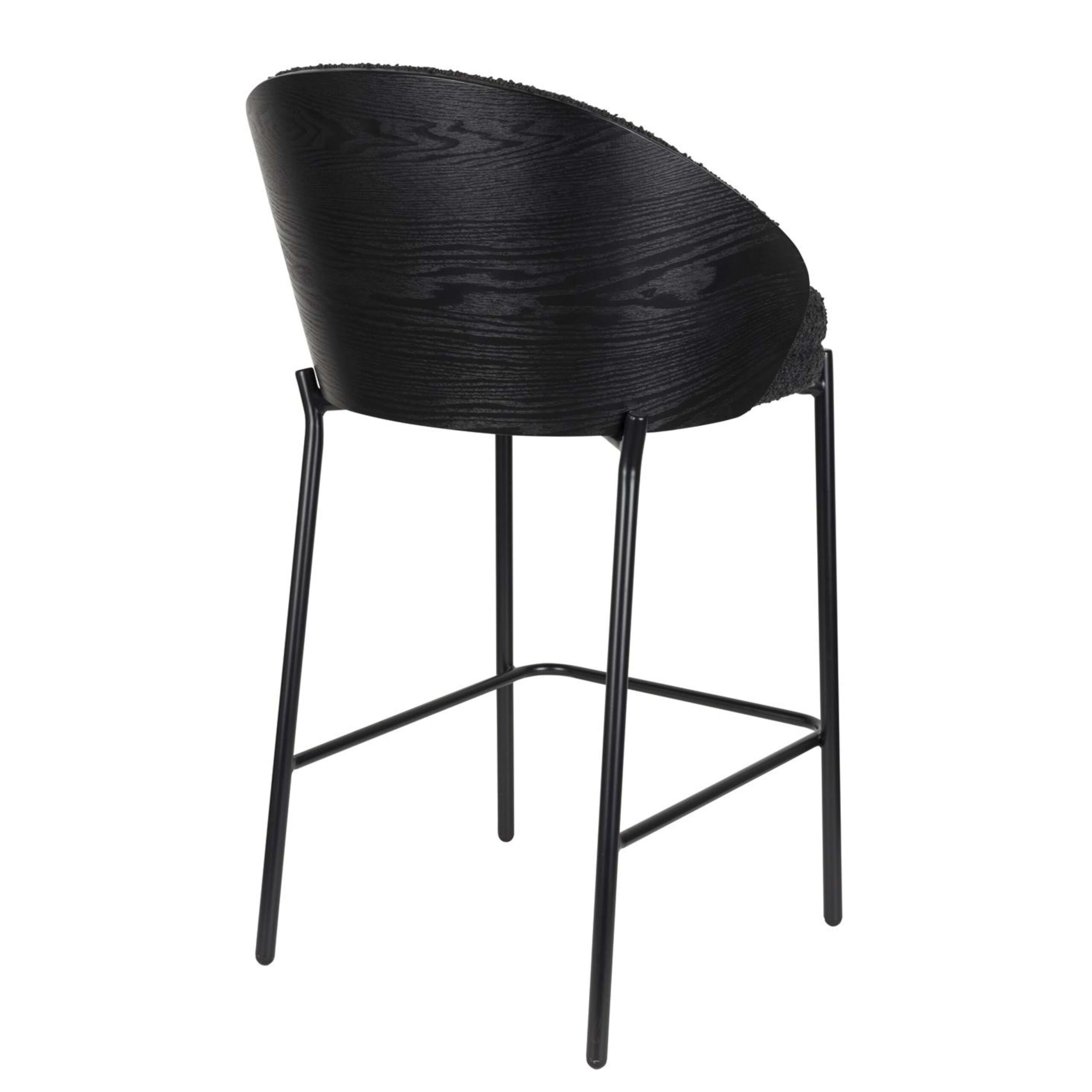 tabouret de comptoir rodin - noir 9 tabouret de comptoir rodin - noir – image 9