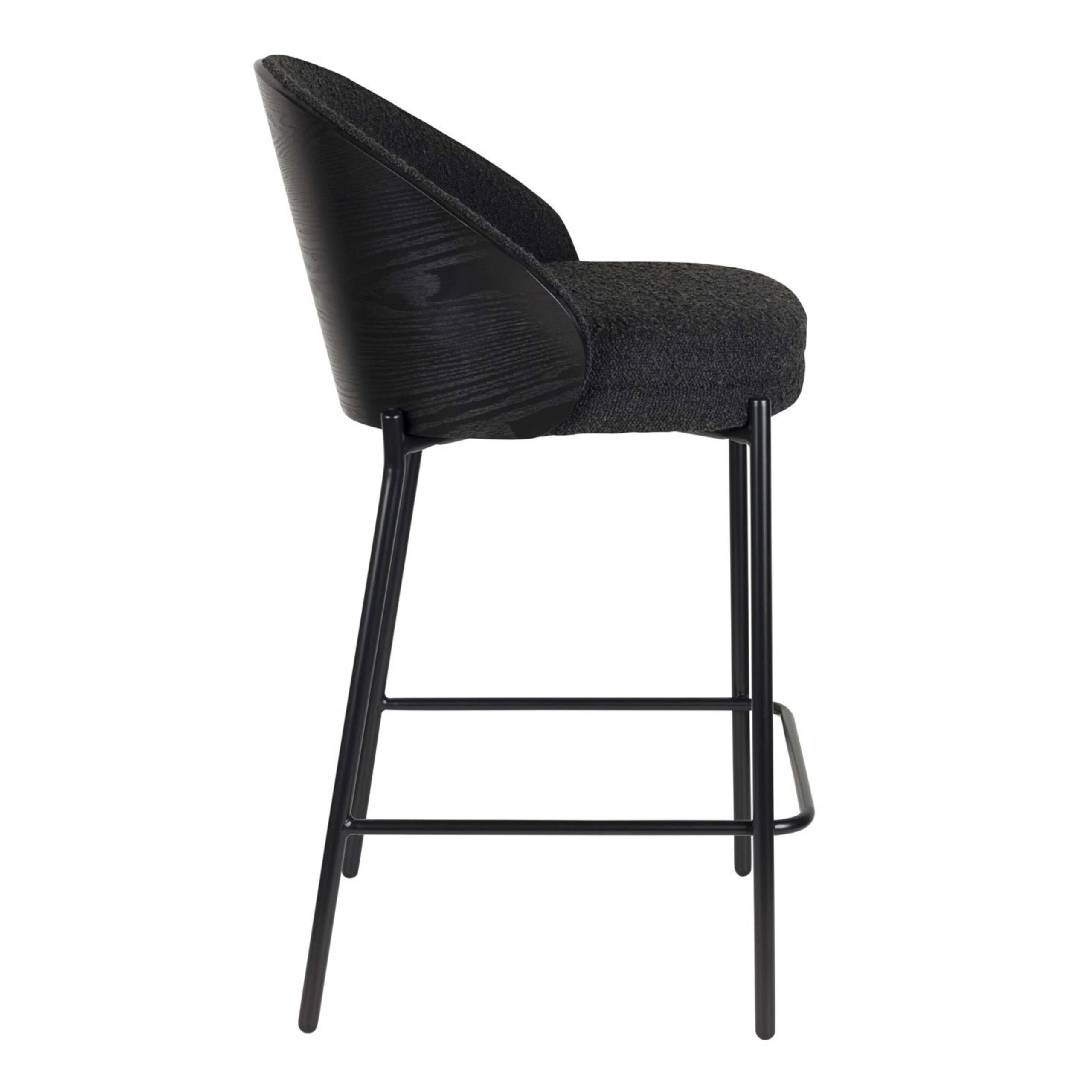 tabouret de comptoir rodin - noir 6 tabouret de comptoir rodin - noir – image 6