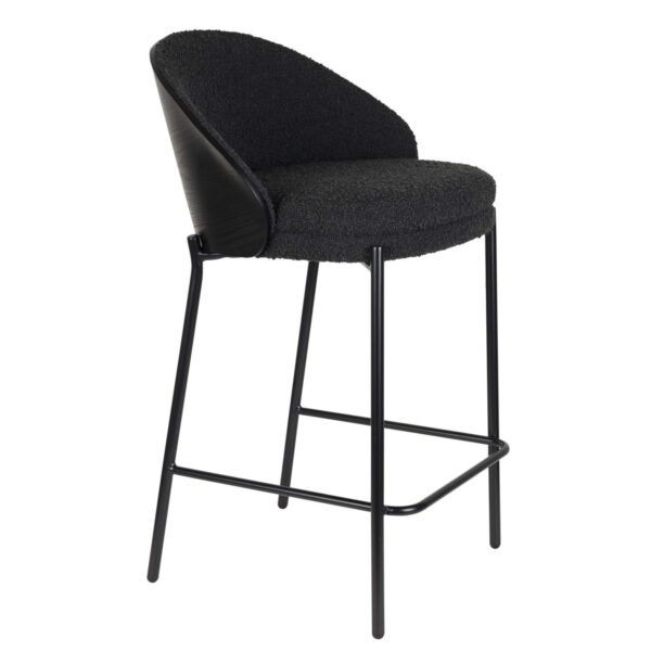 Tabouret de comptoir Rodin - Noir