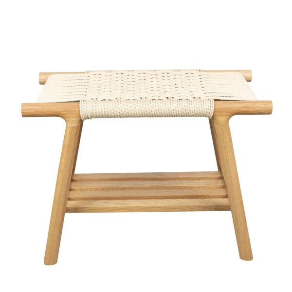 Banc/Tabouret Kintaro - L 60 x H 43 cm - Chêne
