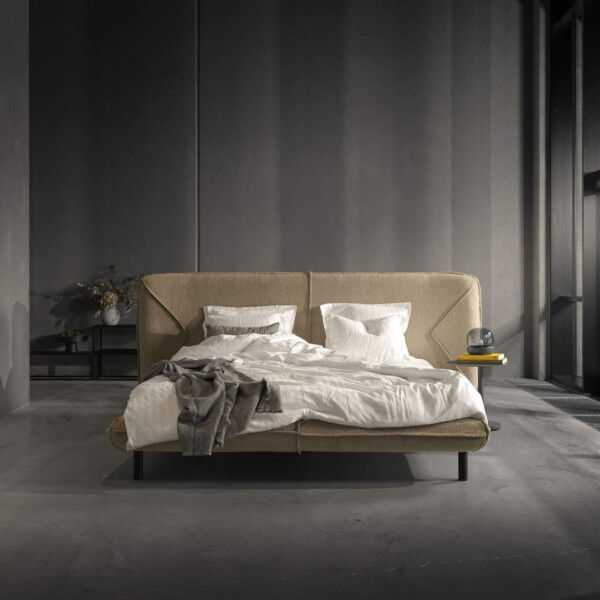 Lit Arrondi – 180 x 200 cm – Furninova - Alice beige