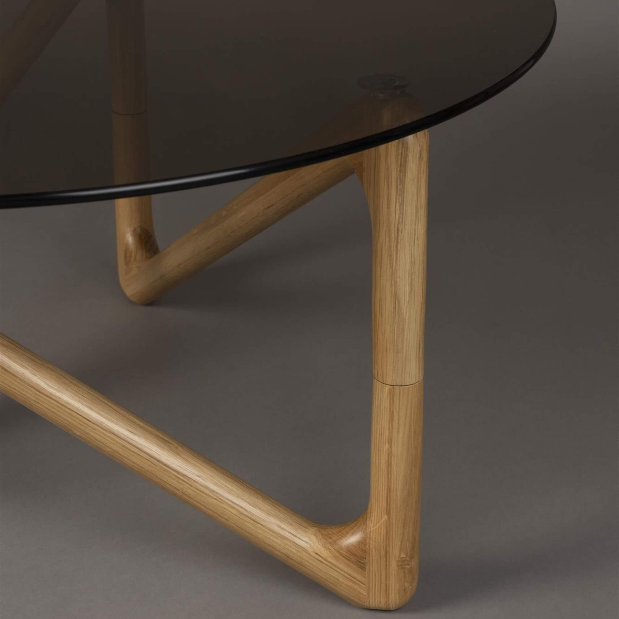 table basse naia - ø 80 x h 40 cm - chêne 8 table basse naia - ø 80 x h 40 cm - chêne – image 8