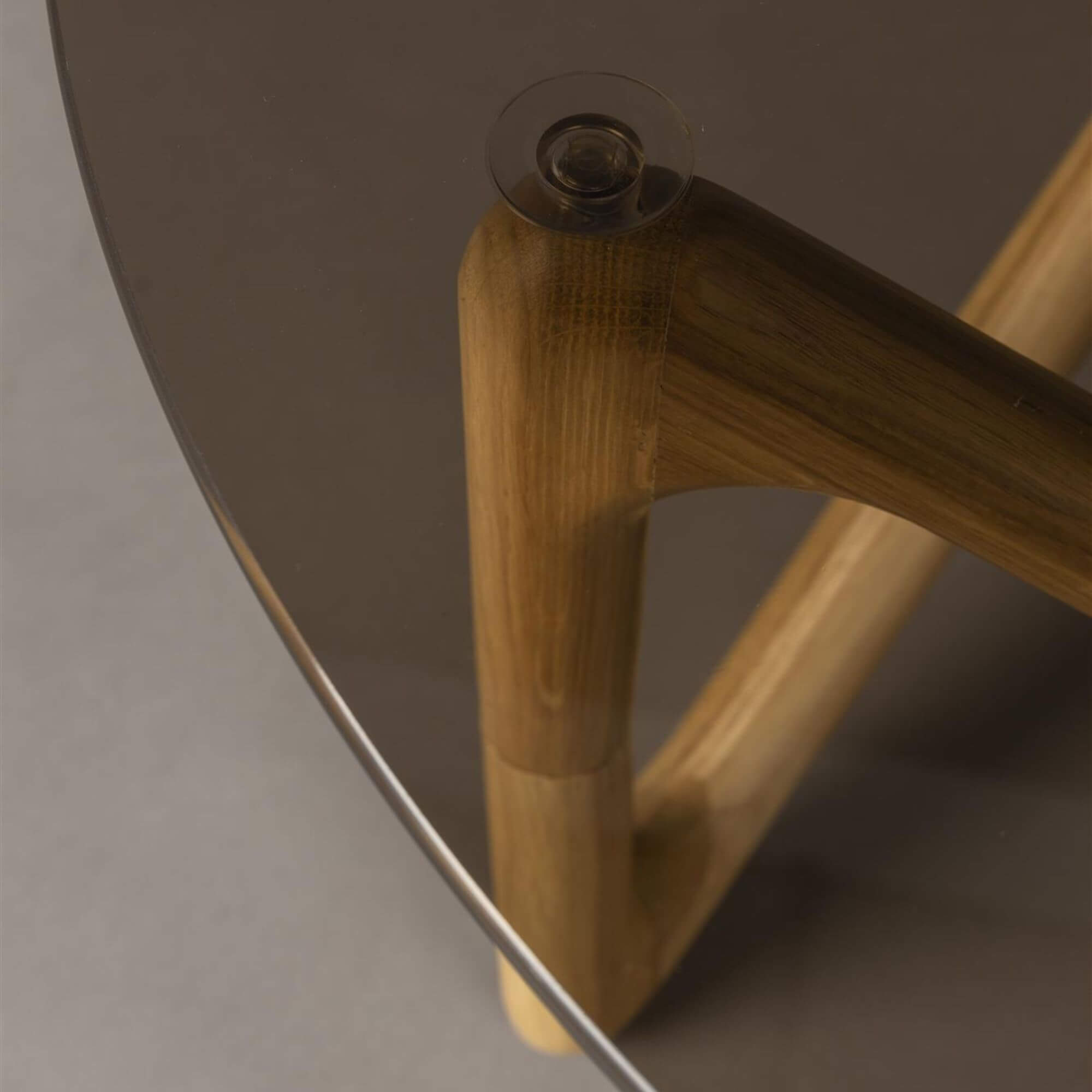 table basse naia - ø 80 x h 40 cm - chêne 3 table basse naia - ø 80 x h 40 cm - chêne – image 3