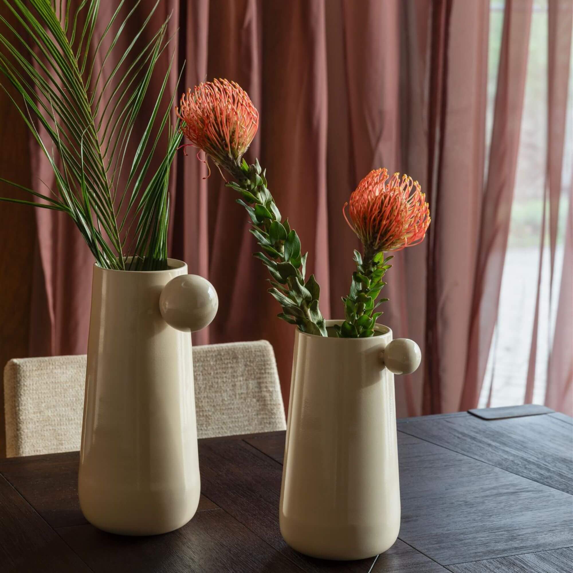 vase dot - beige - m 2 vase dot - beige - m – image 2