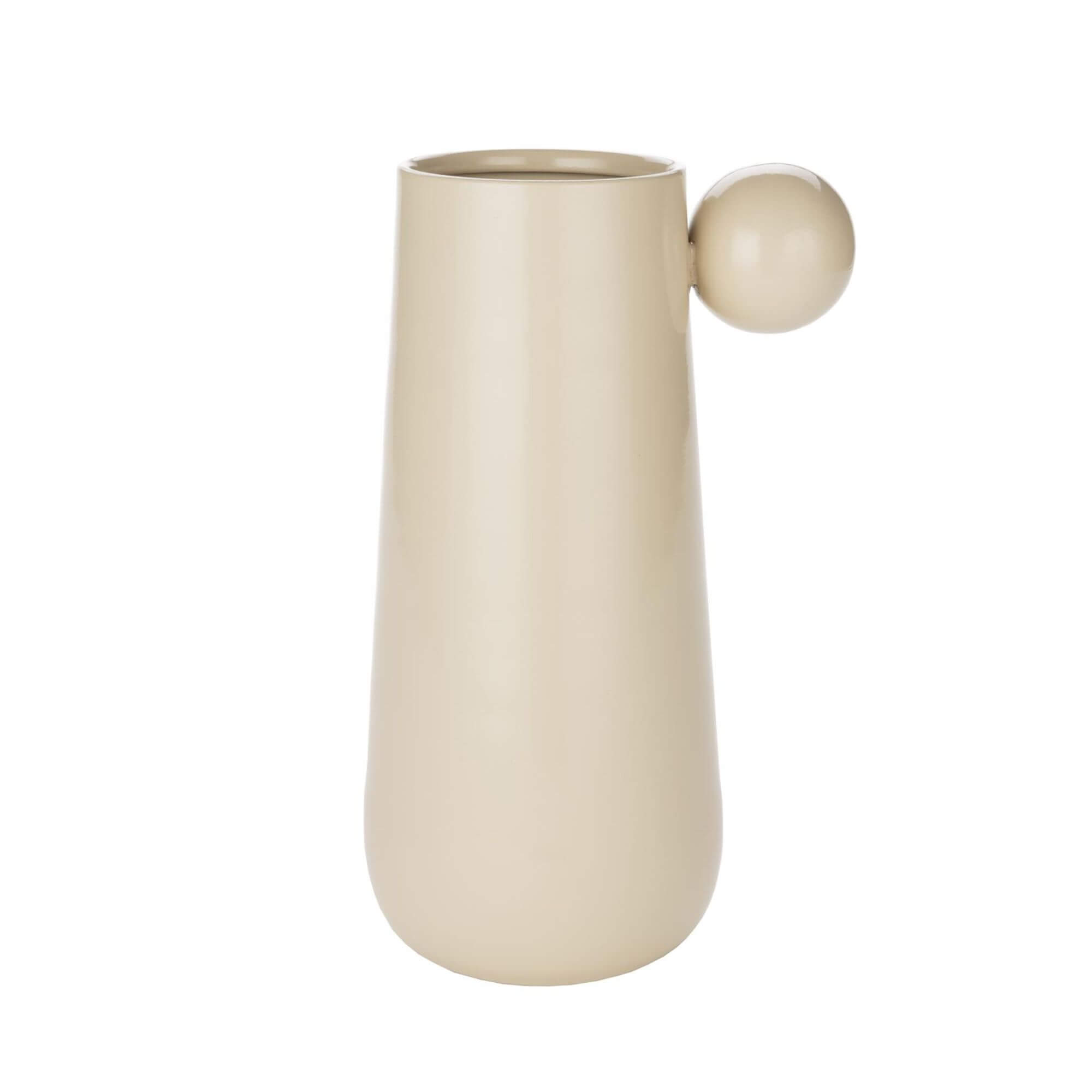 vase dot - beige - m 1 vase dot - beige - m