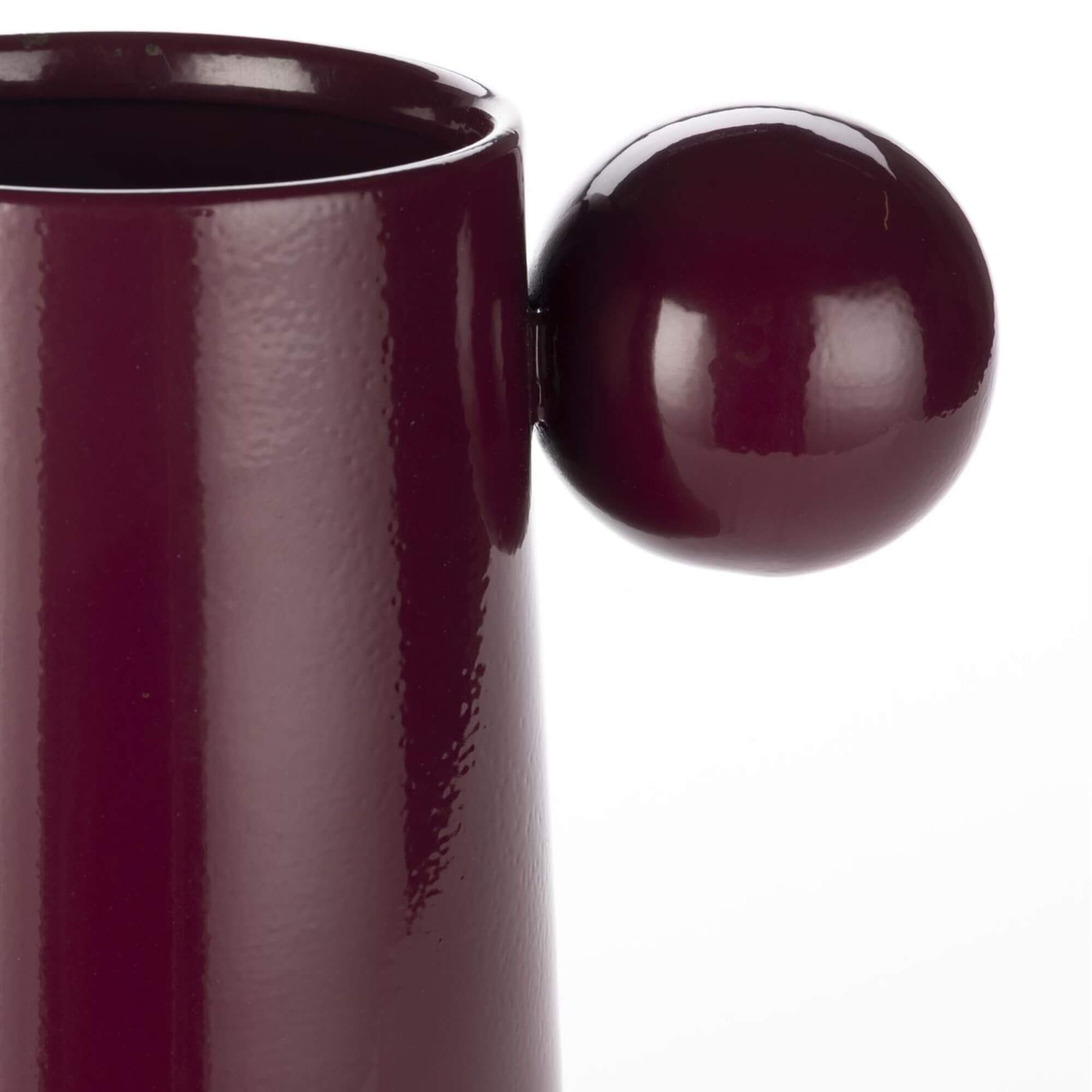 vase dot - bordeaux - l 5 vase dot - bordeaux - l – image 5