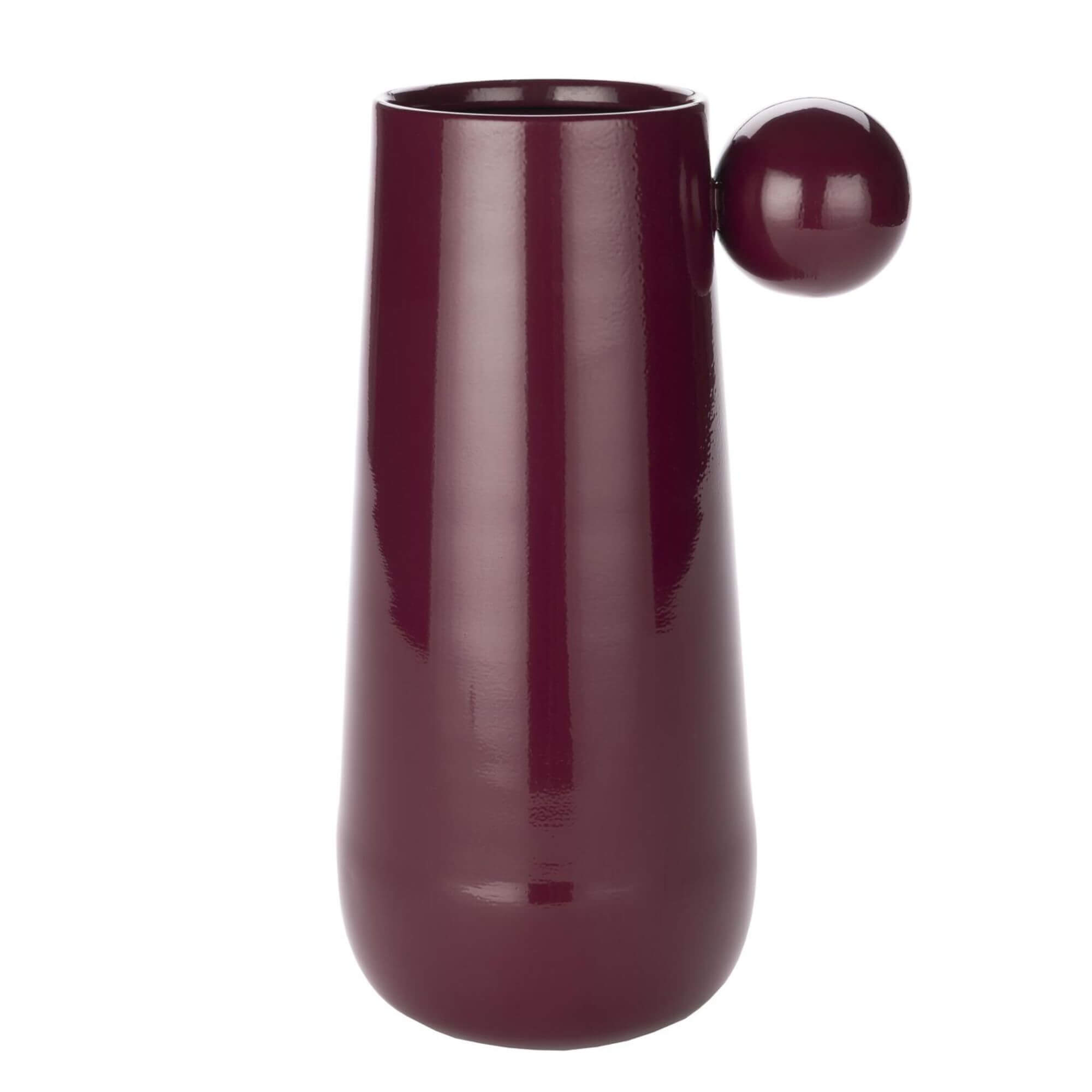 vase dot - bordeaux - l 1 vase dot - bordeaux - l