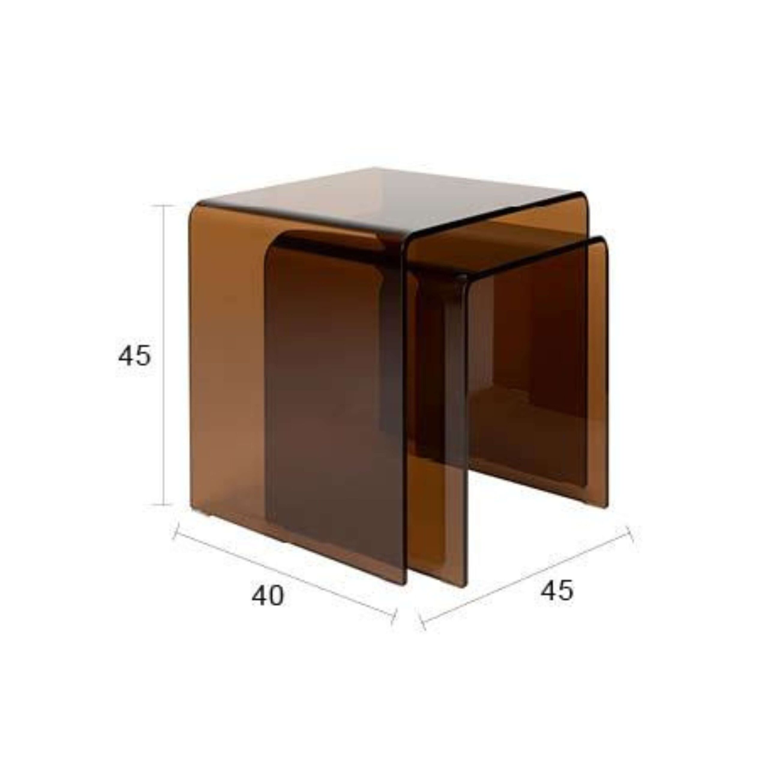 set de 2 tables vetro - amber 8 set de 2 tables vetro - amber – image 8