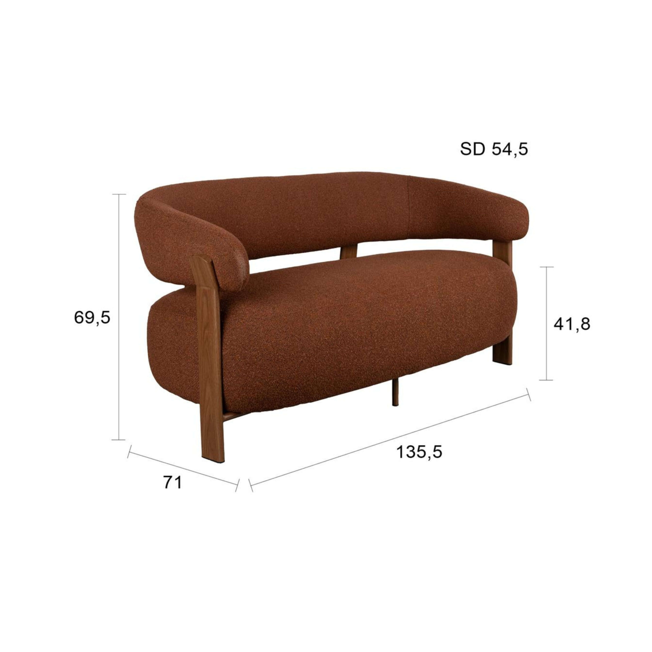 canapé robyn - l 135,5 cm 8 canapé robyn - l 135,5 cm – image 8