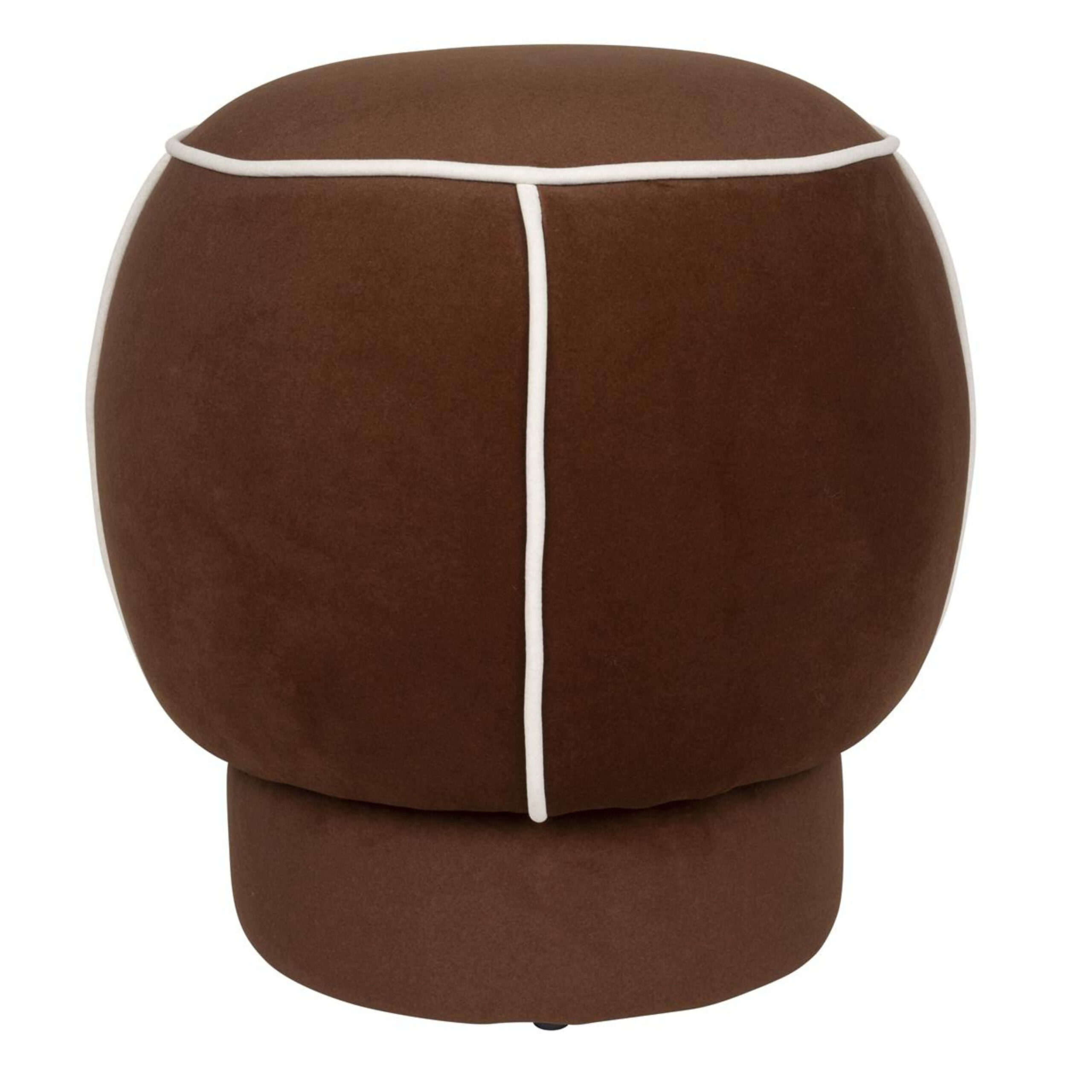 pouf marina - ø 45 x h 48 cm - red 6 pouf marina - ø 45 x h 48 cm - red – image 6