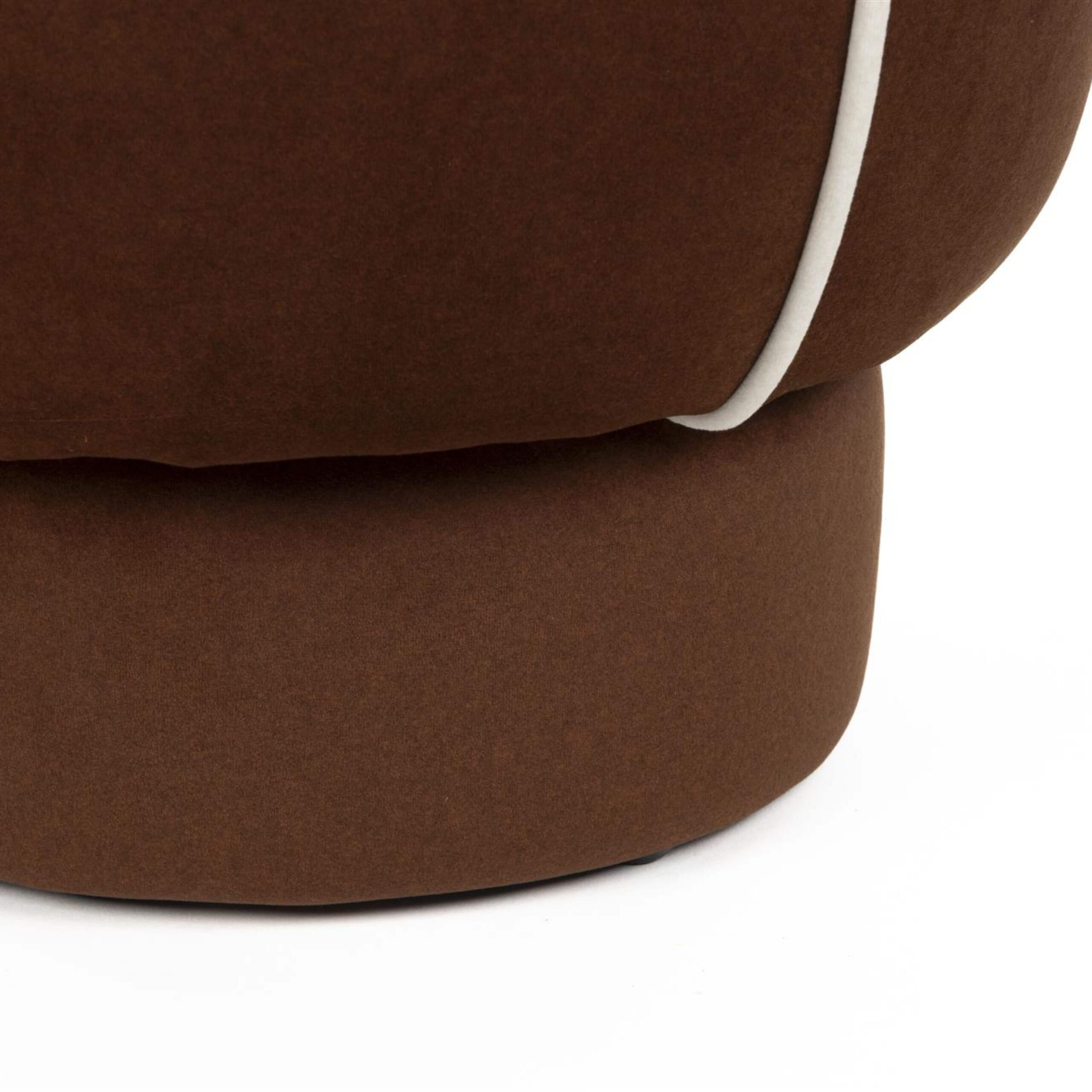pouf marina - ø 45 x h 48 cm - red 5 pouf marina - ø 45 x h 48 cm - red – image 5