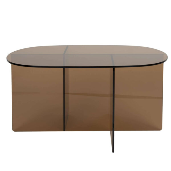 Table basse Linea - L 80 x H 40 cm - Amber